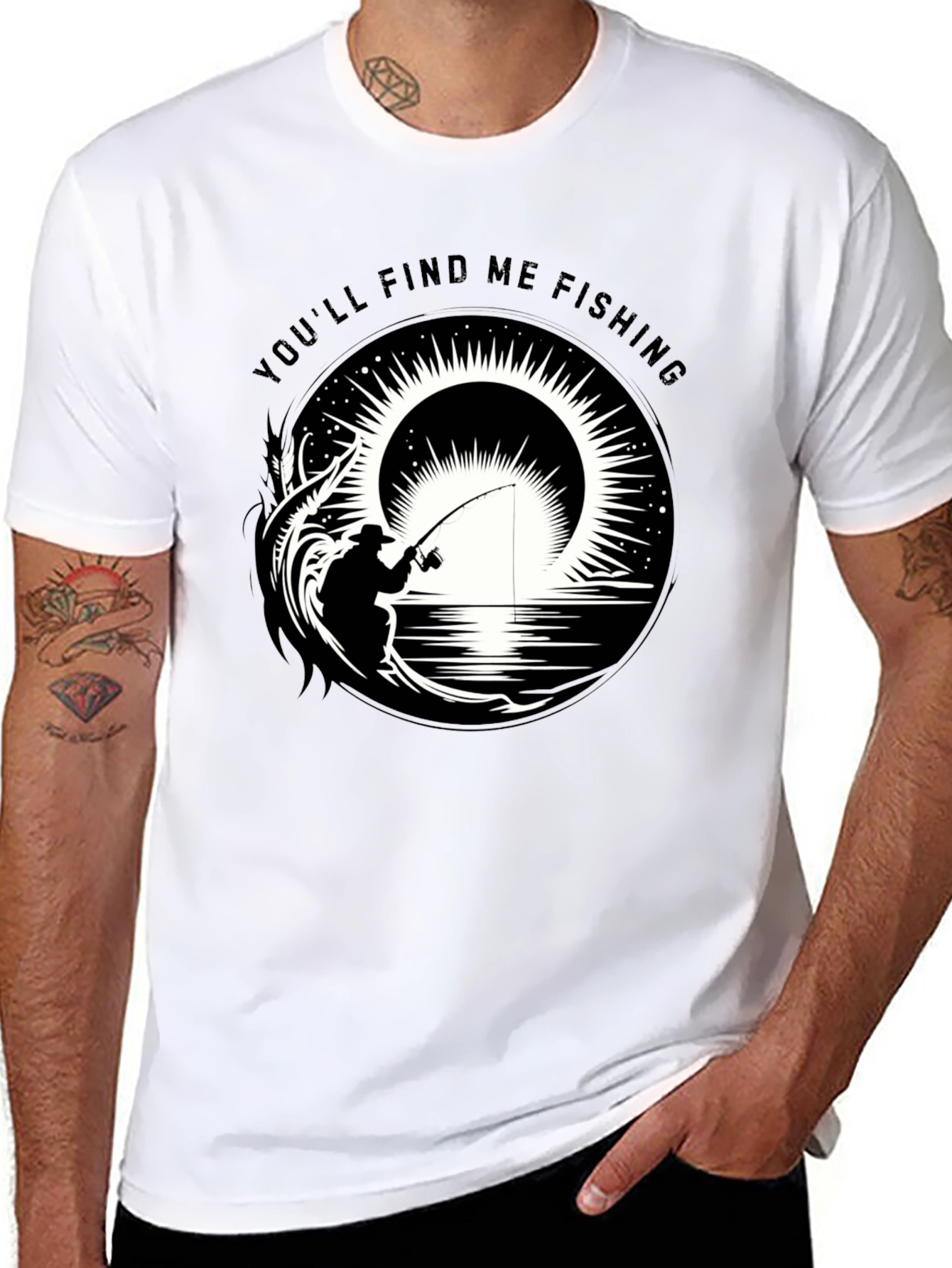 Fishing Graphic Tee - Youll Find Me Fishing