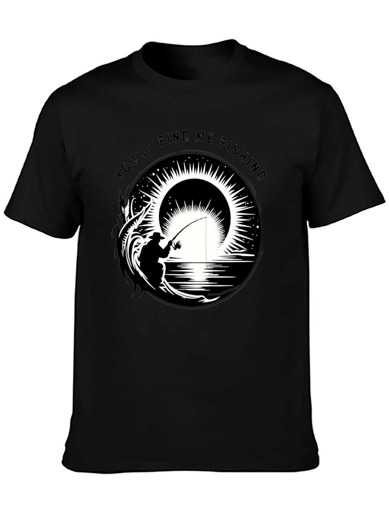Fishing Graphic Tee - Youll Find Me Fishing