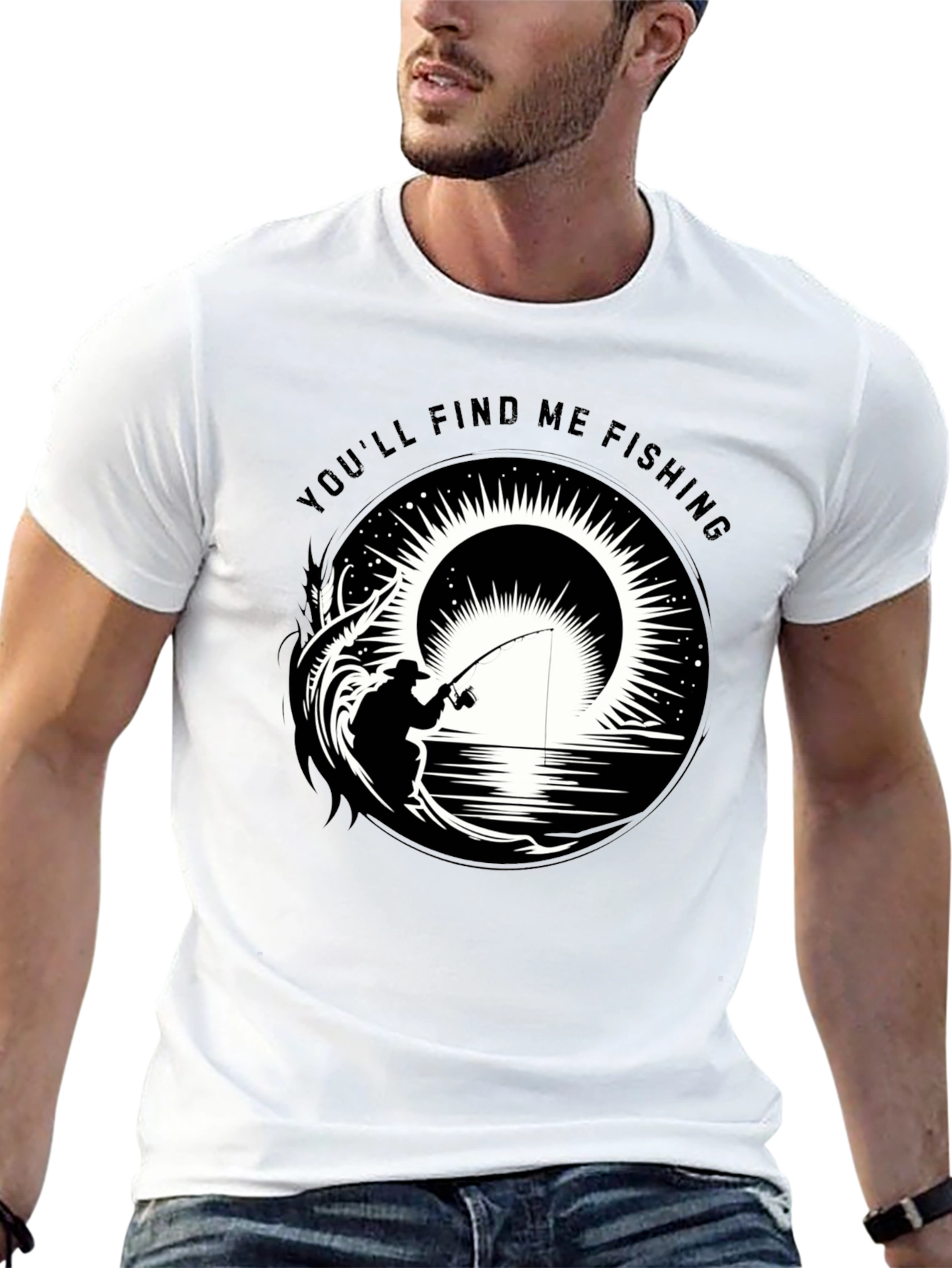 Fishing Graphic Tee - Youll Find Me Fishing