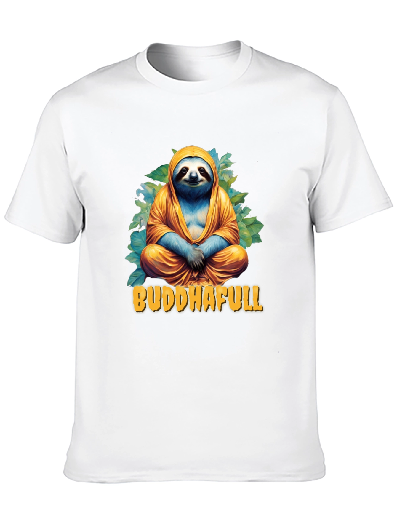 Buddhafull Sloth Graphic T-Shirt - Relaxed Fit