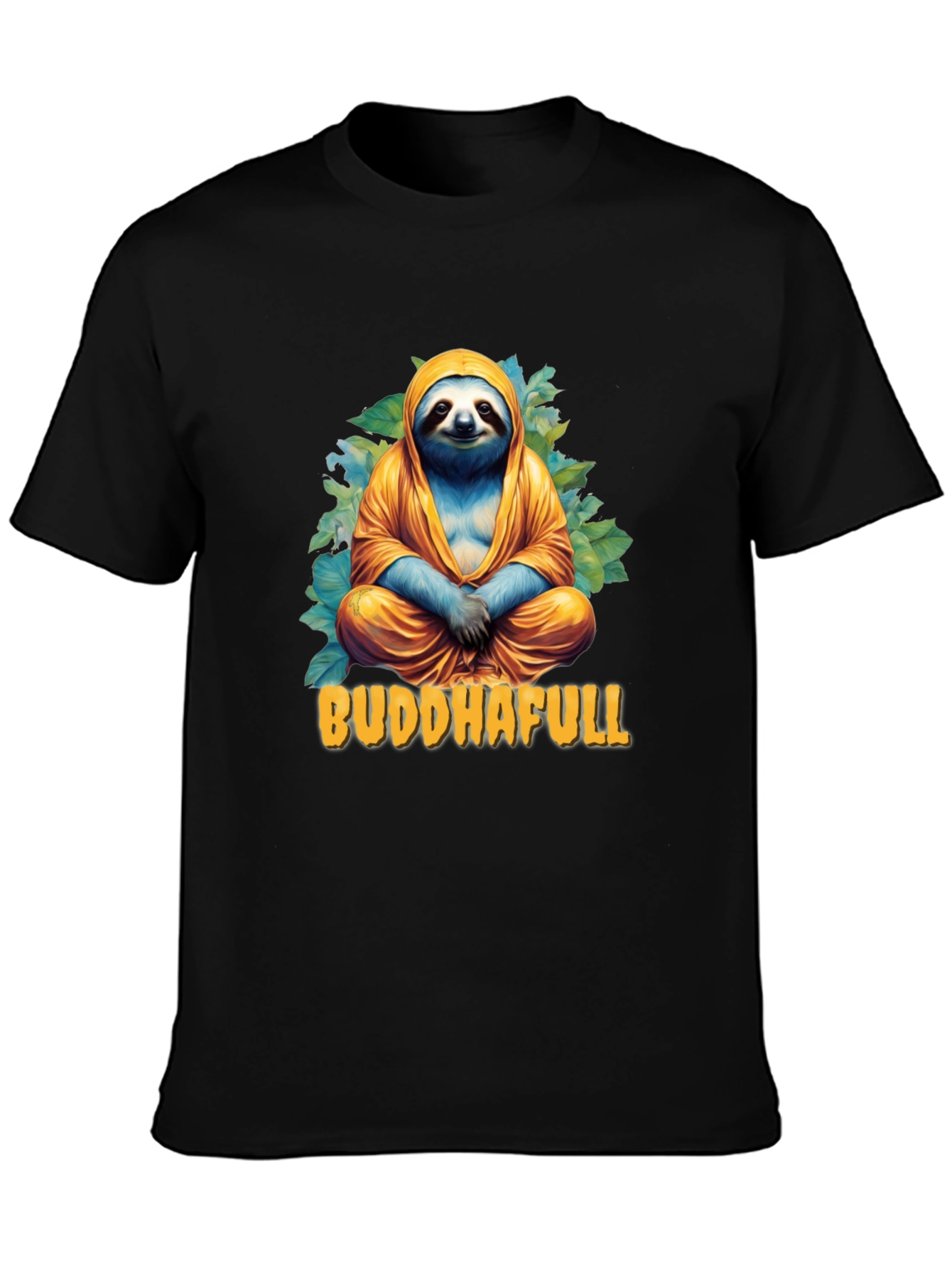 Buddhafull Sloth Graphic T-Shirt - Relaxed Fit