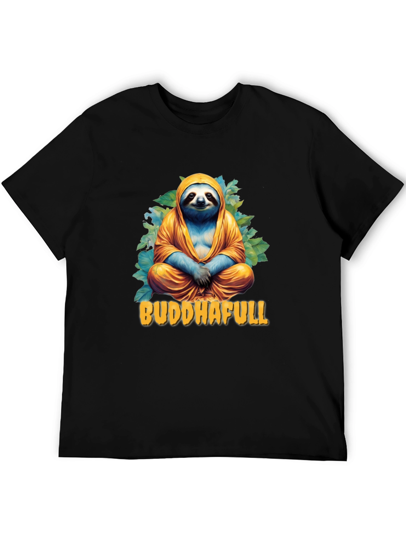 Buddhafull Sloth Graphic T-Shirt - Relaxed Fit