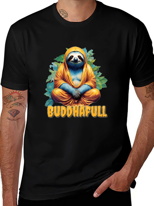 Buddhafull Sloth Graphic T-Shirt - Relaxed Fit