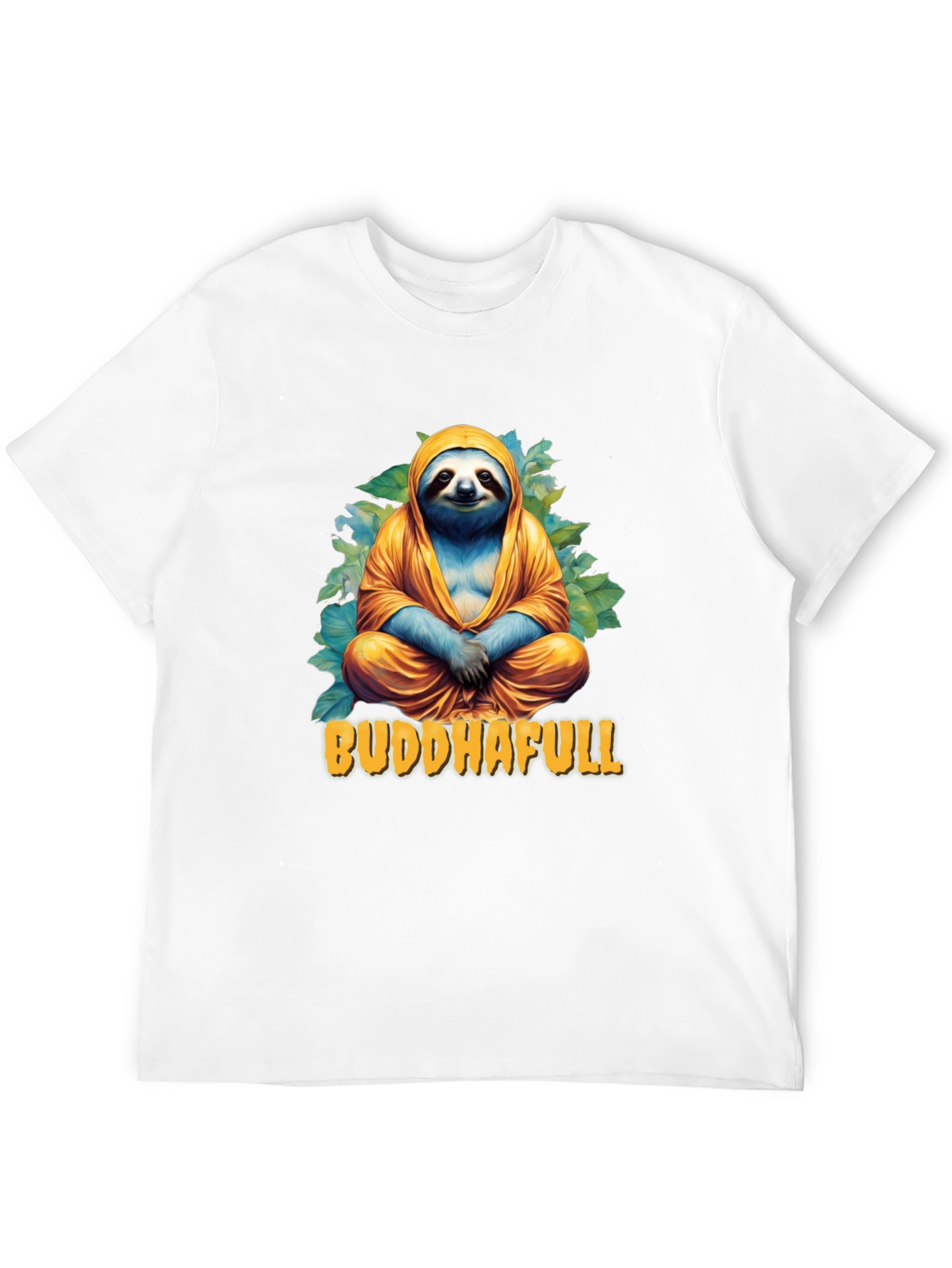 Buddhafull Sloth Graphic T-Shirt - Relaxed Fit