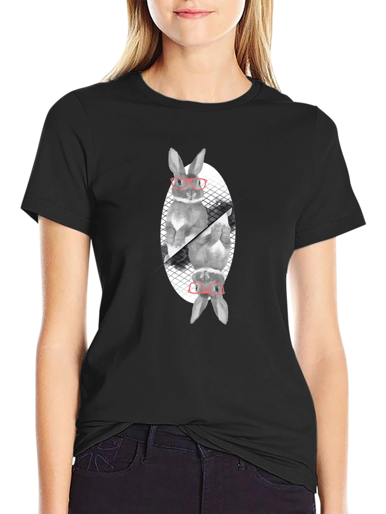 Rabbit with Glasses T-Shirt