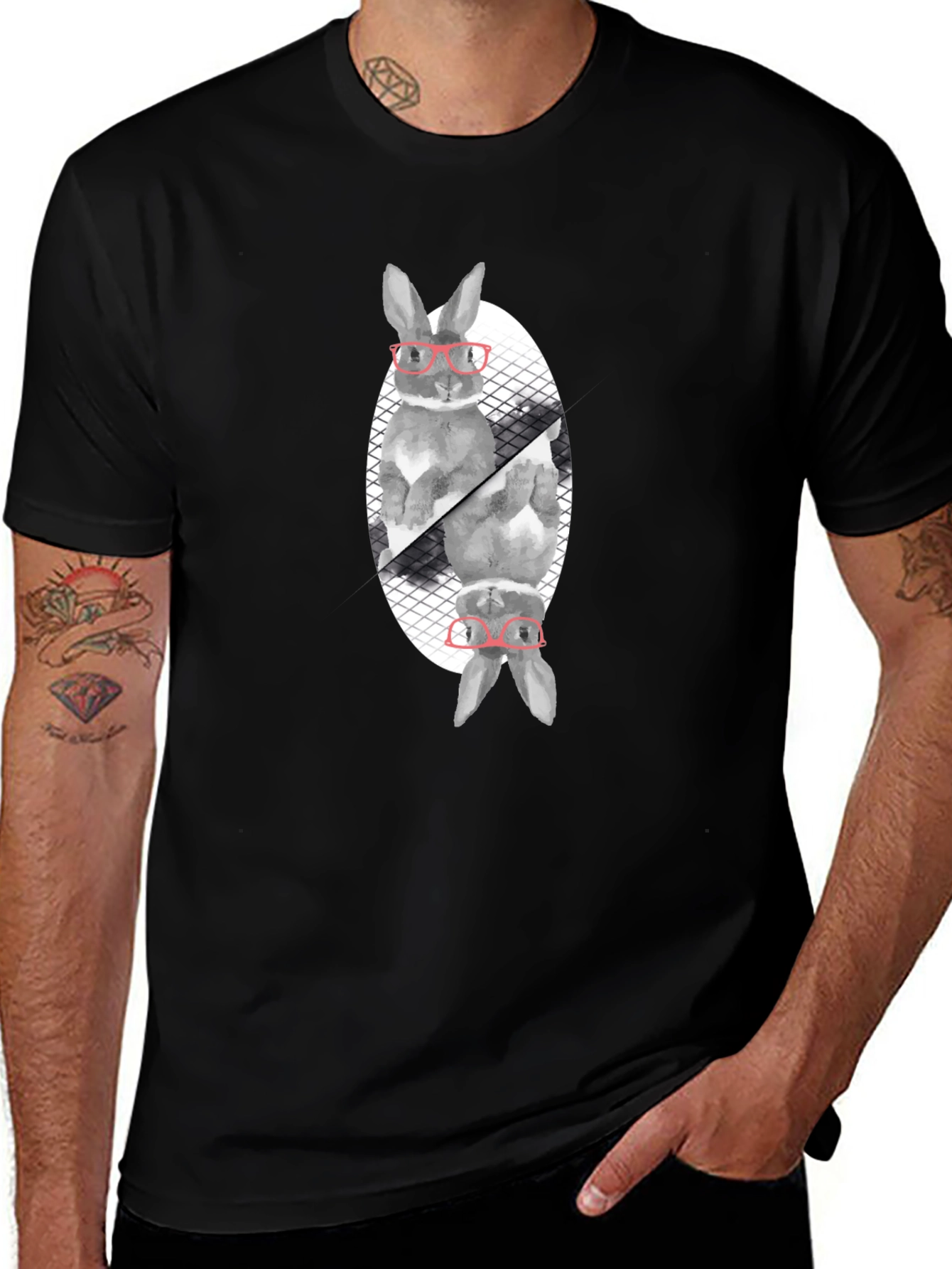 Rabbit with Glasses T-Shirt