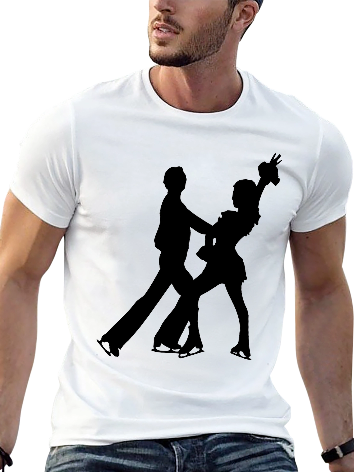 Figure Skating Silhouette T-Shirt