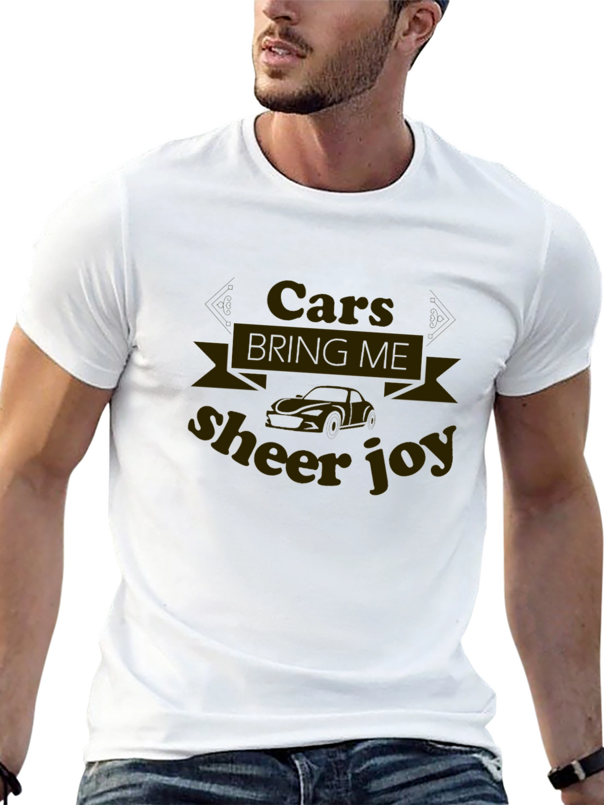 Cars Bring Me Sheer Joy Graphic T-Shirt