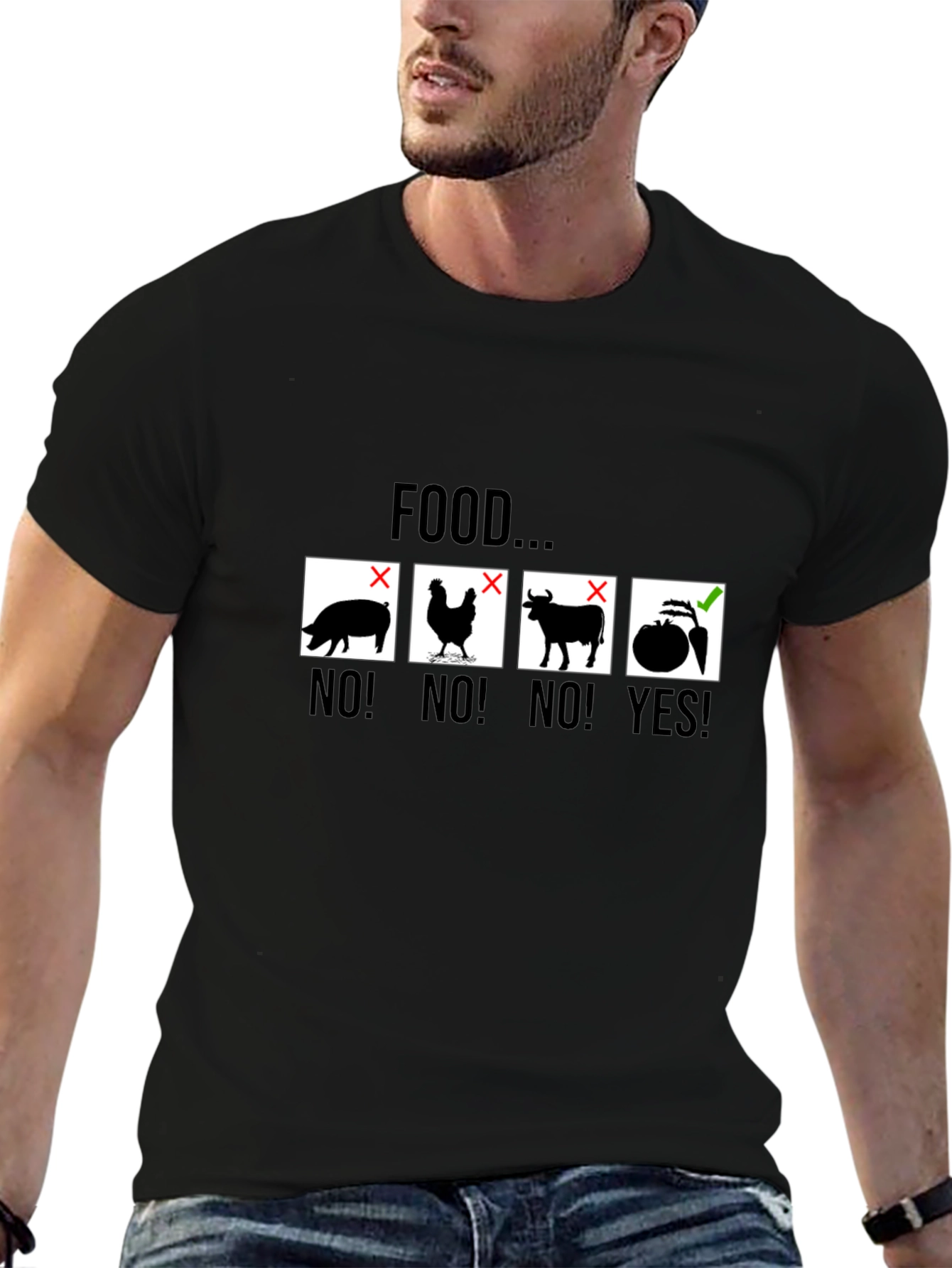 Vegan Food Shirt - Animal Lover Vegetarian Tee