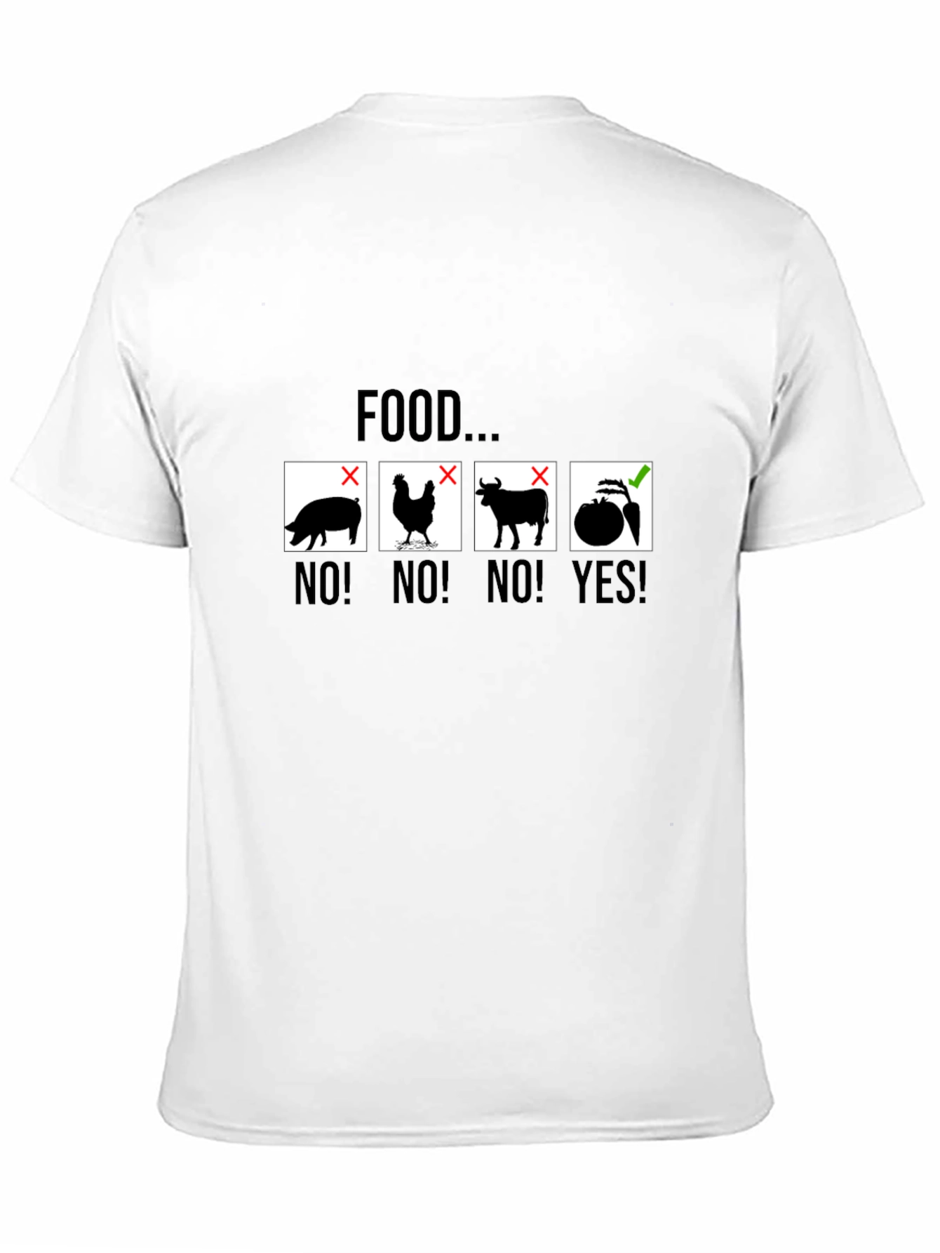 Vegan Food Shirt - Animal Lover Vegetarian Tee