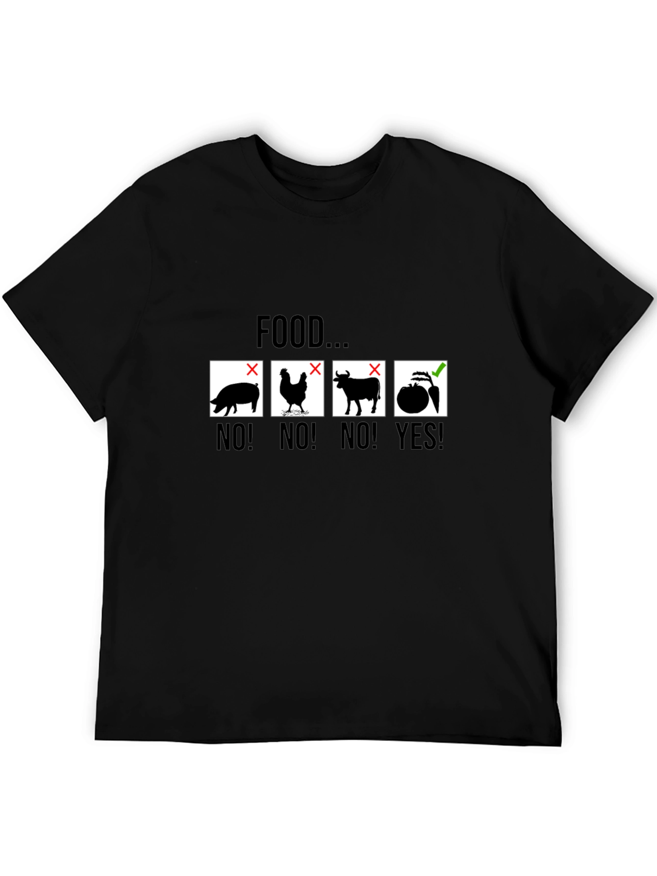 Vegan Food Shirt - Animal Lover Vegetarian Tee