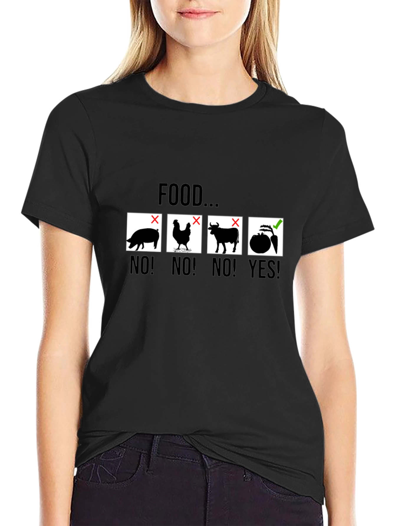 Vegan Food Shirt - Animal Lover Vegetarian Tee
