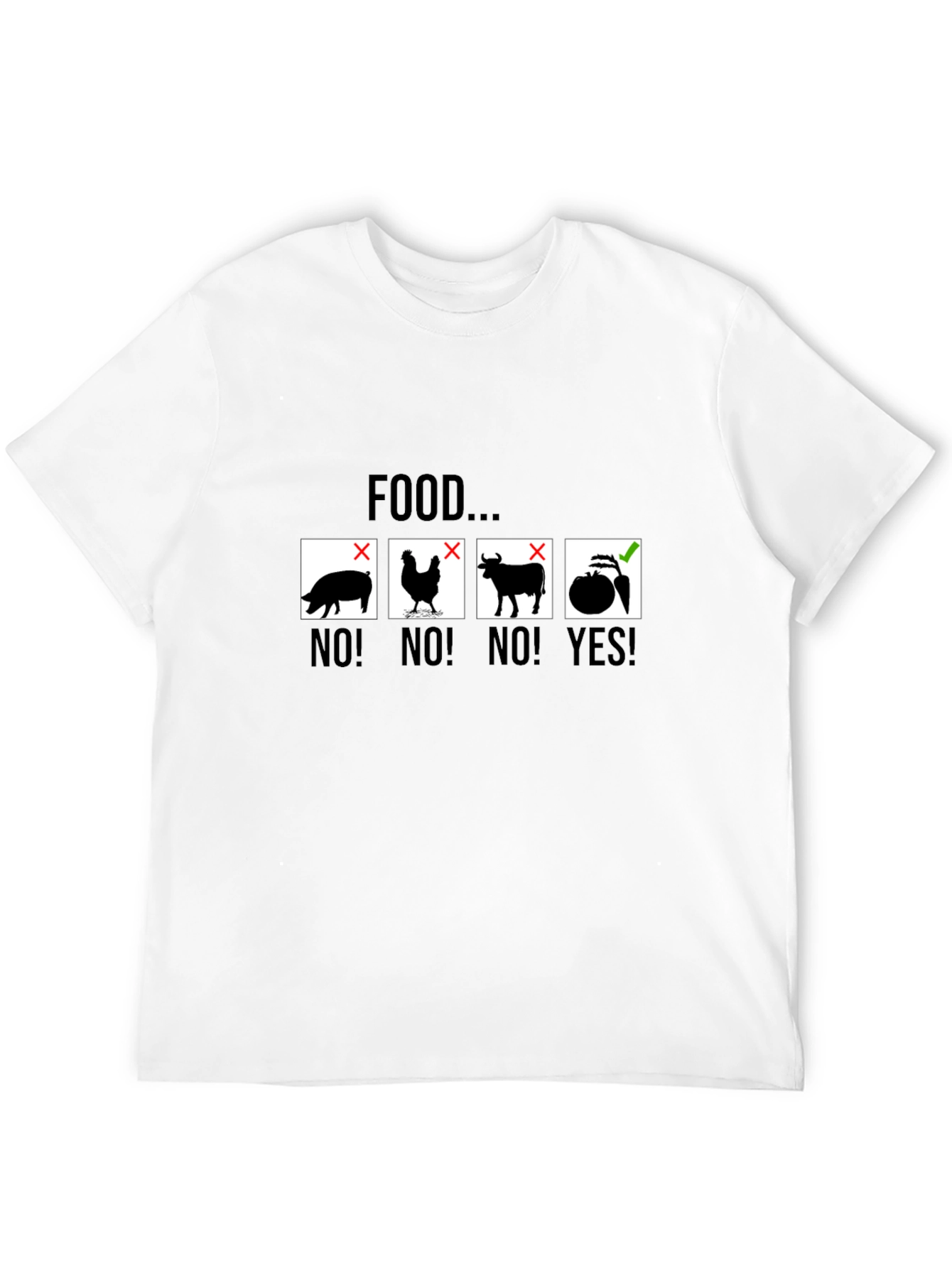 Vegan Food Shirt - Animal Lover Vegetarian Tee