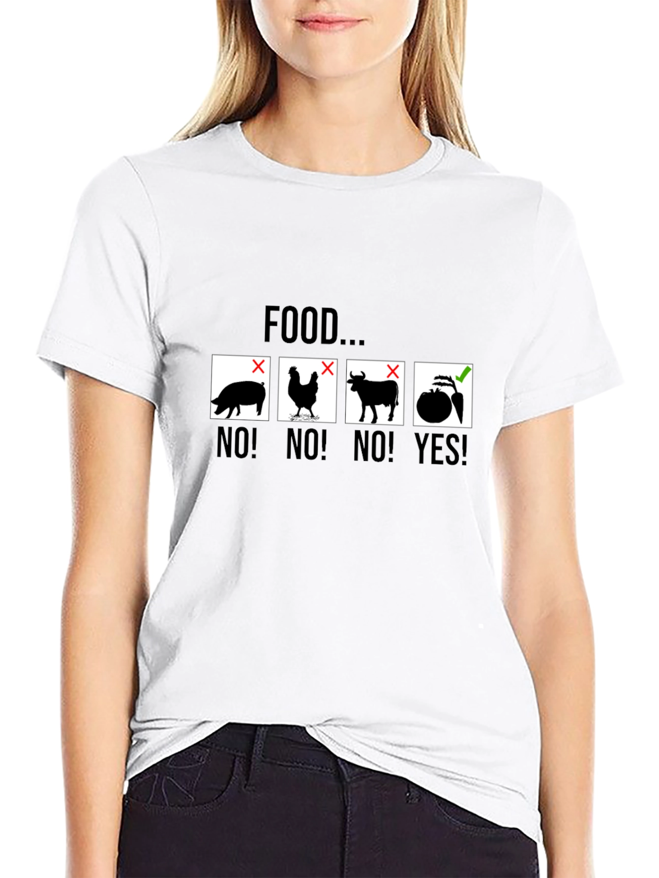 Vegan Food Shirt - Animal Lover Vegetarian Tee