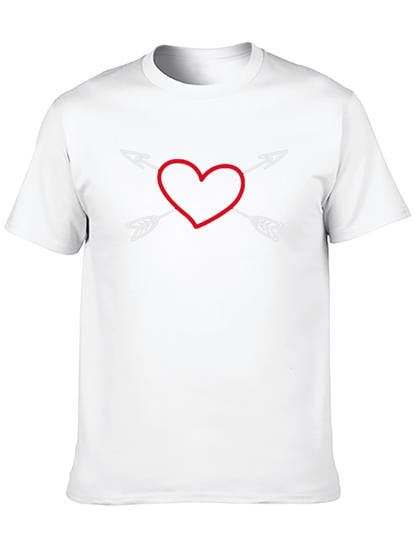 Heart and Arrow Graphic Tee - Valentines Day