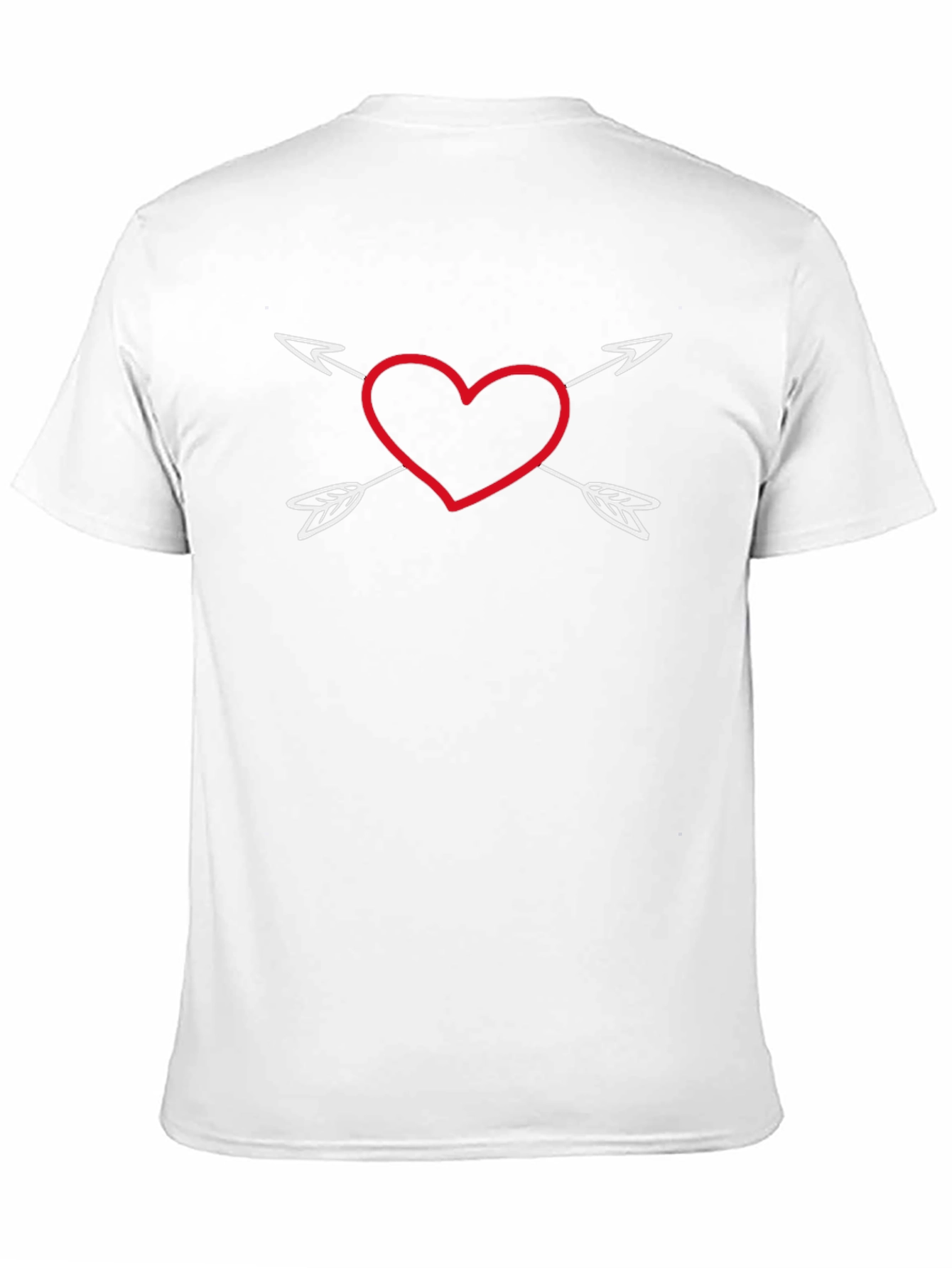 Heart and Arrow Graphic Tee - Valentines Day