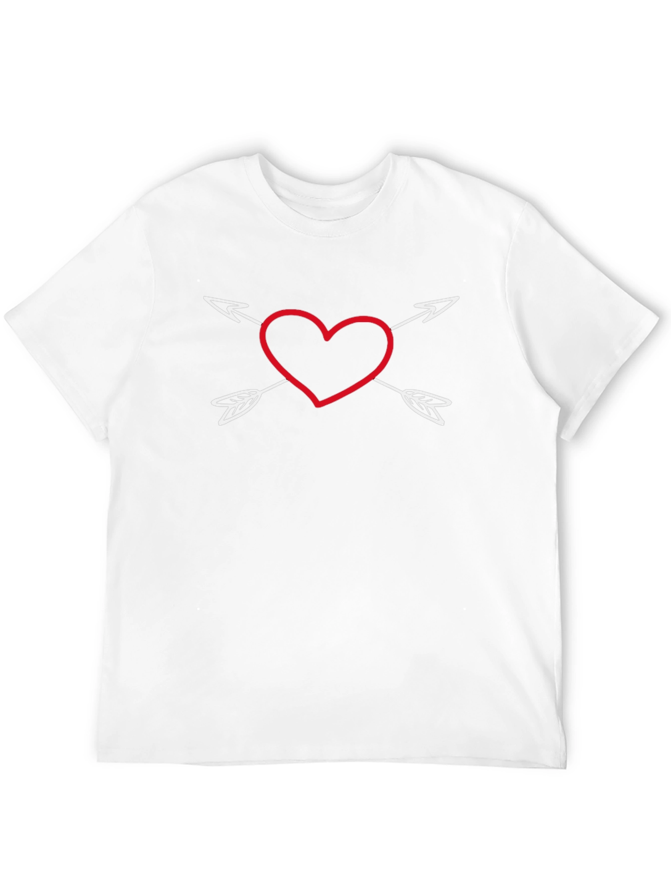 Heart and Arrow Graphic Tee - Valentines Day
