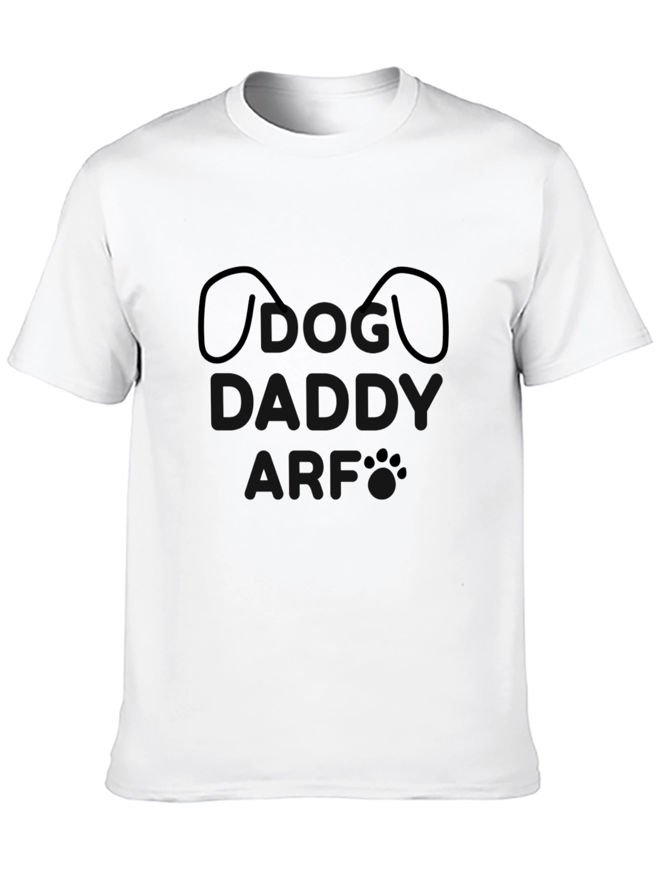 Cute Dog Lover Graphic Tee - Unisex Black T-Shirt