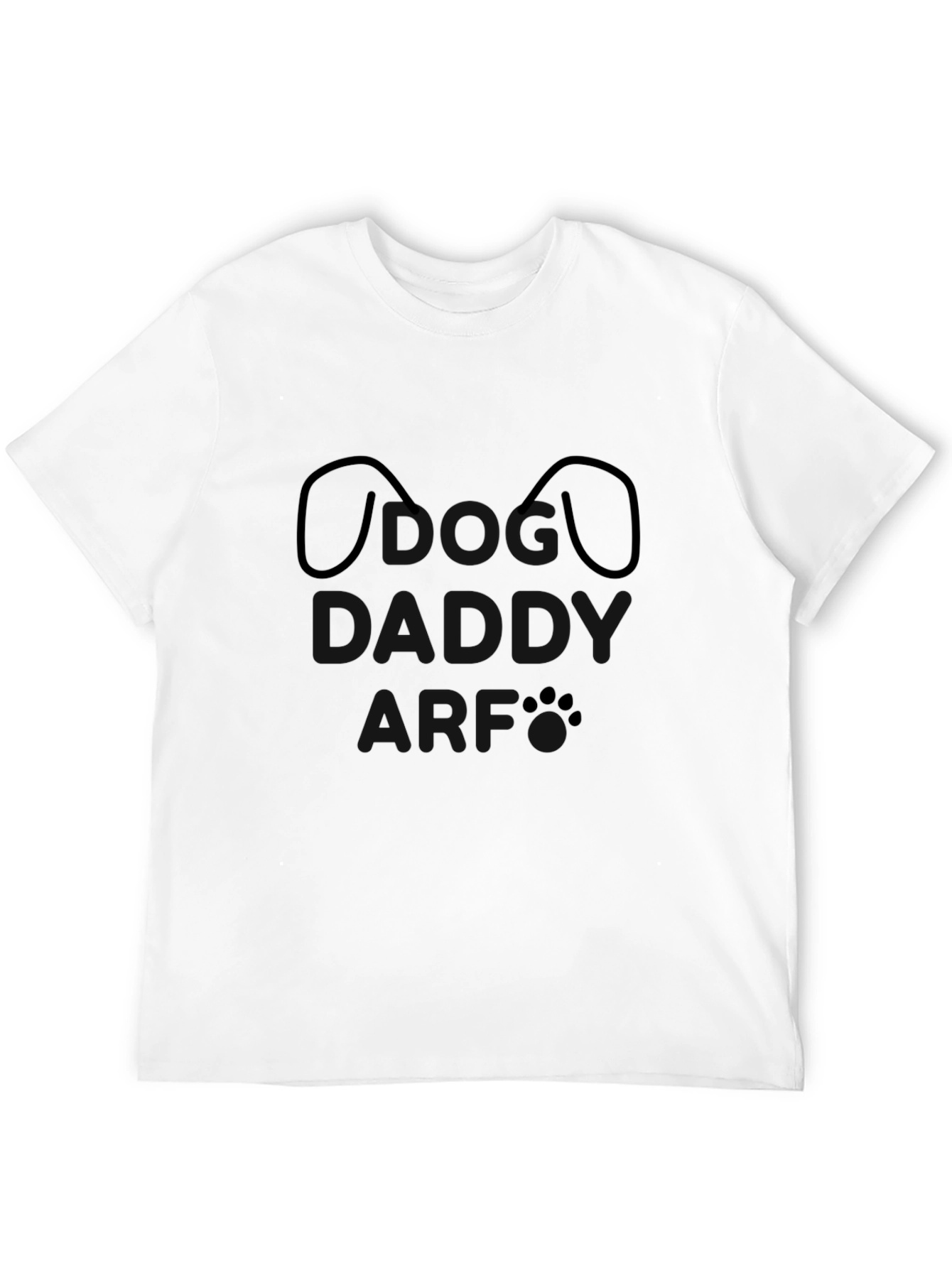 Cute Dog Lover Graphic Tee - Unisex Black T-Shirt