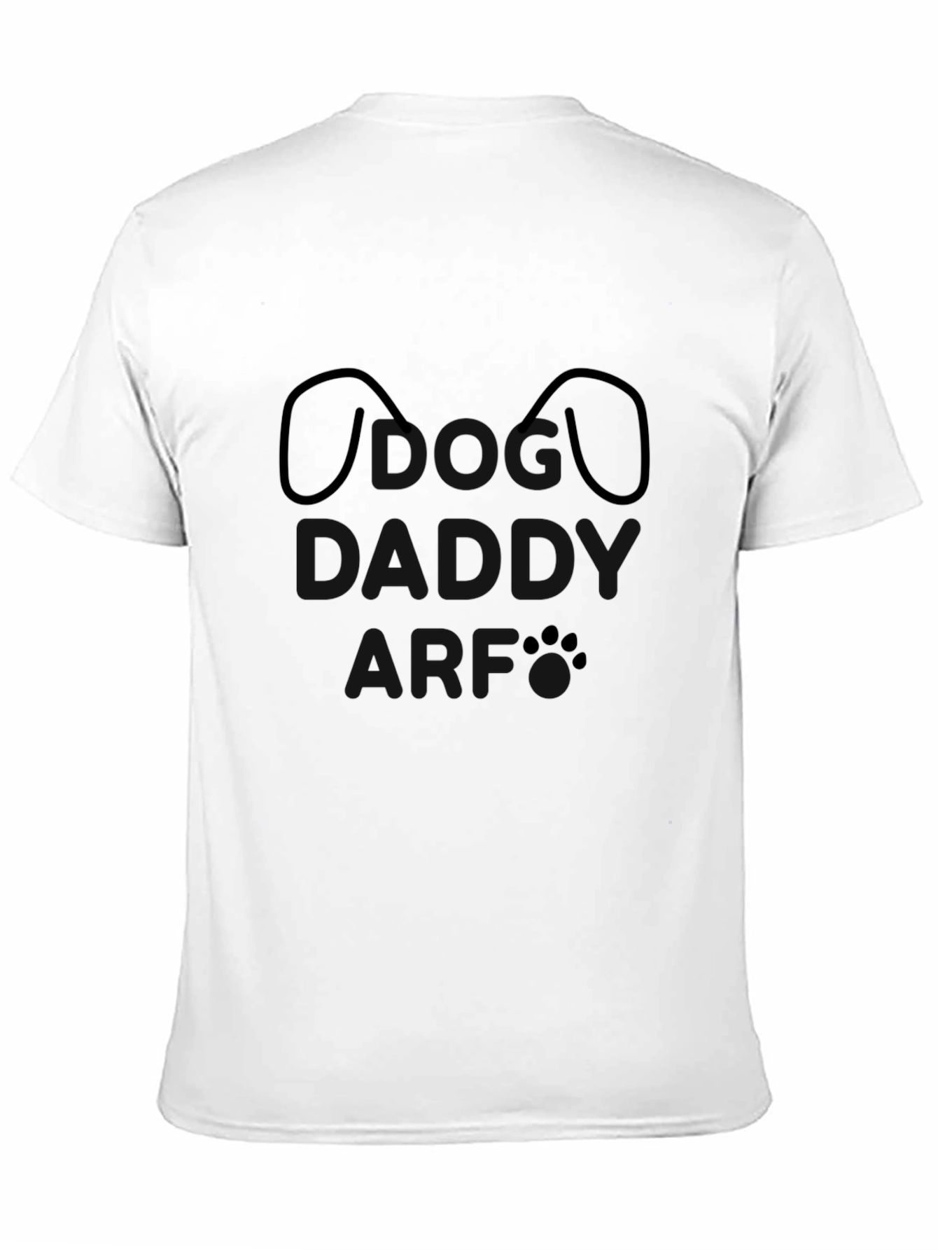 Cute Dog Lover Graphic Tee - Unisex Black T-Shirt