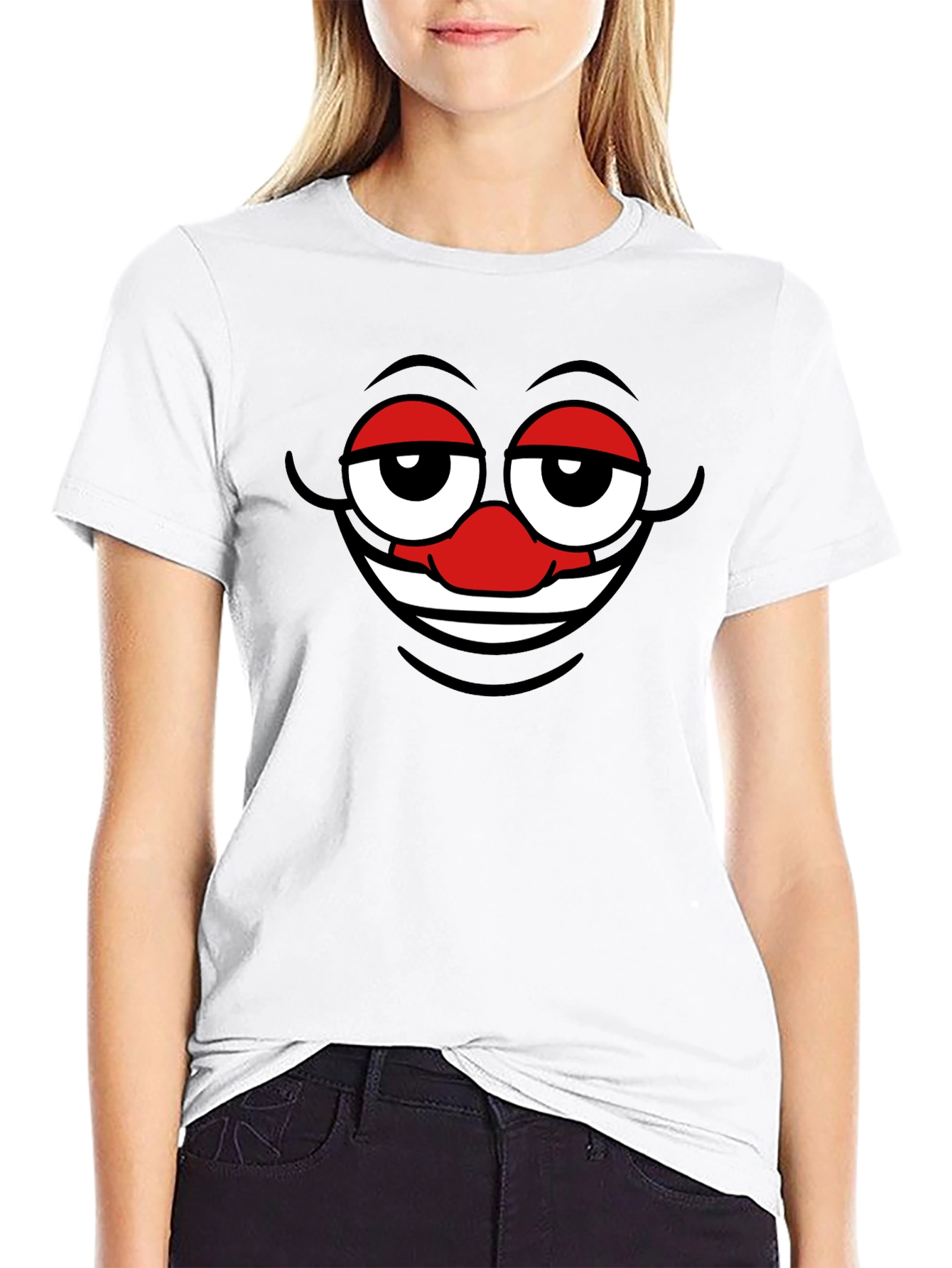 Smiley Face Black T-Shirt