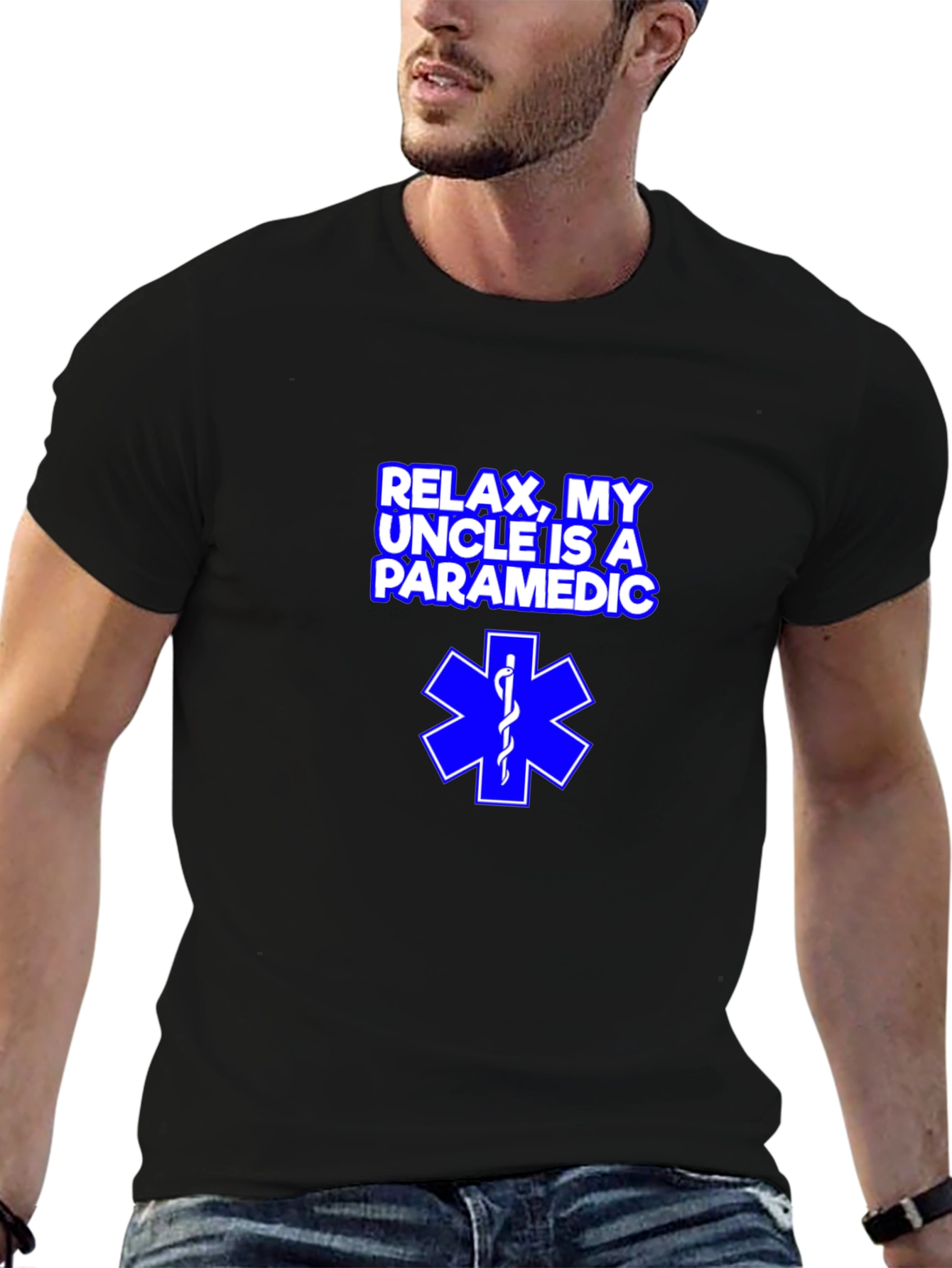 Relax My Uncle is a Paramedic T-Shirt
