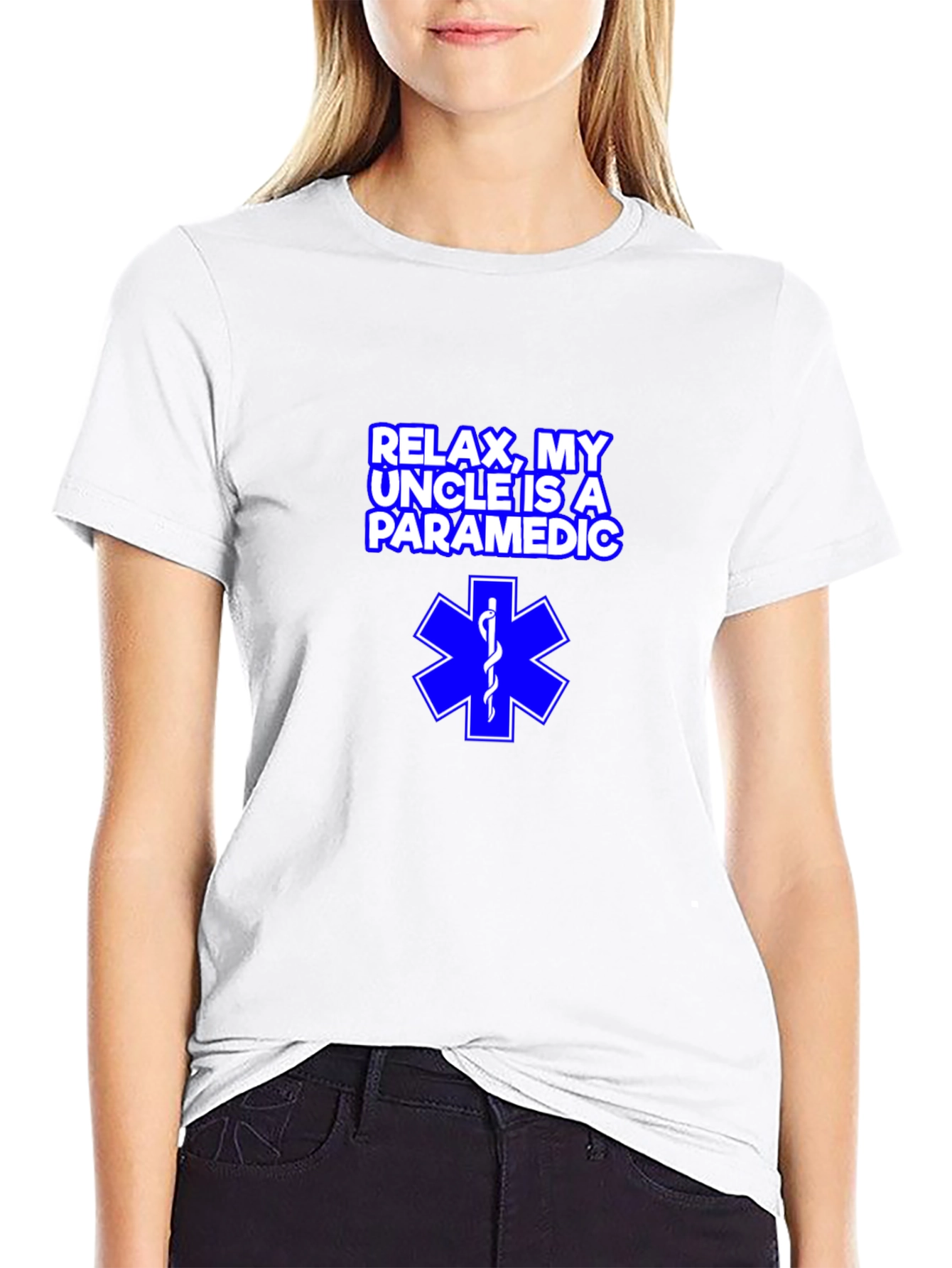 Relax My Uncle is a Paramedic T-Shirt