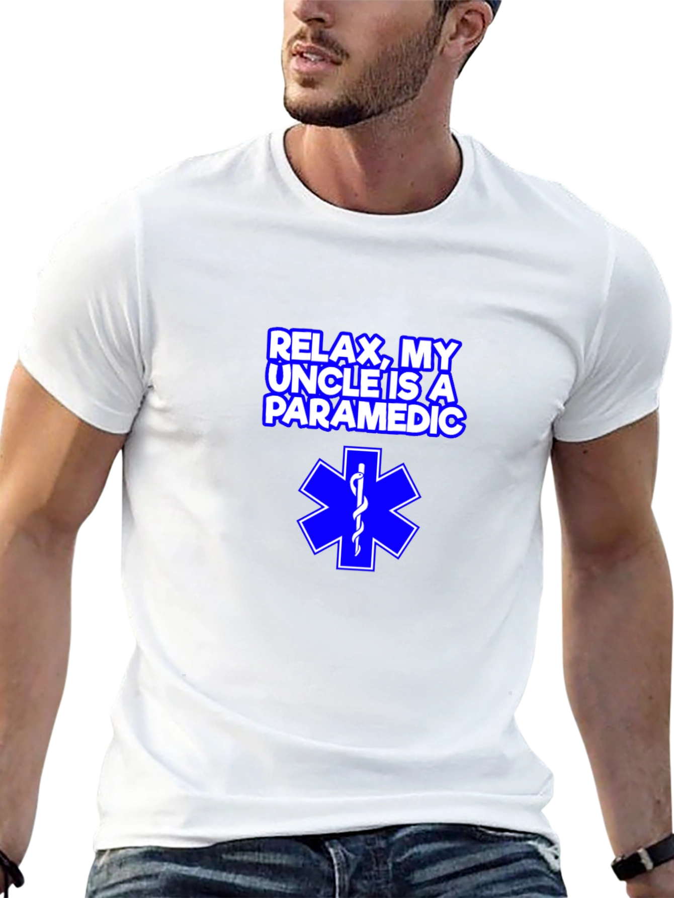 Relax My Uncle is a Paramedic T-Shirt