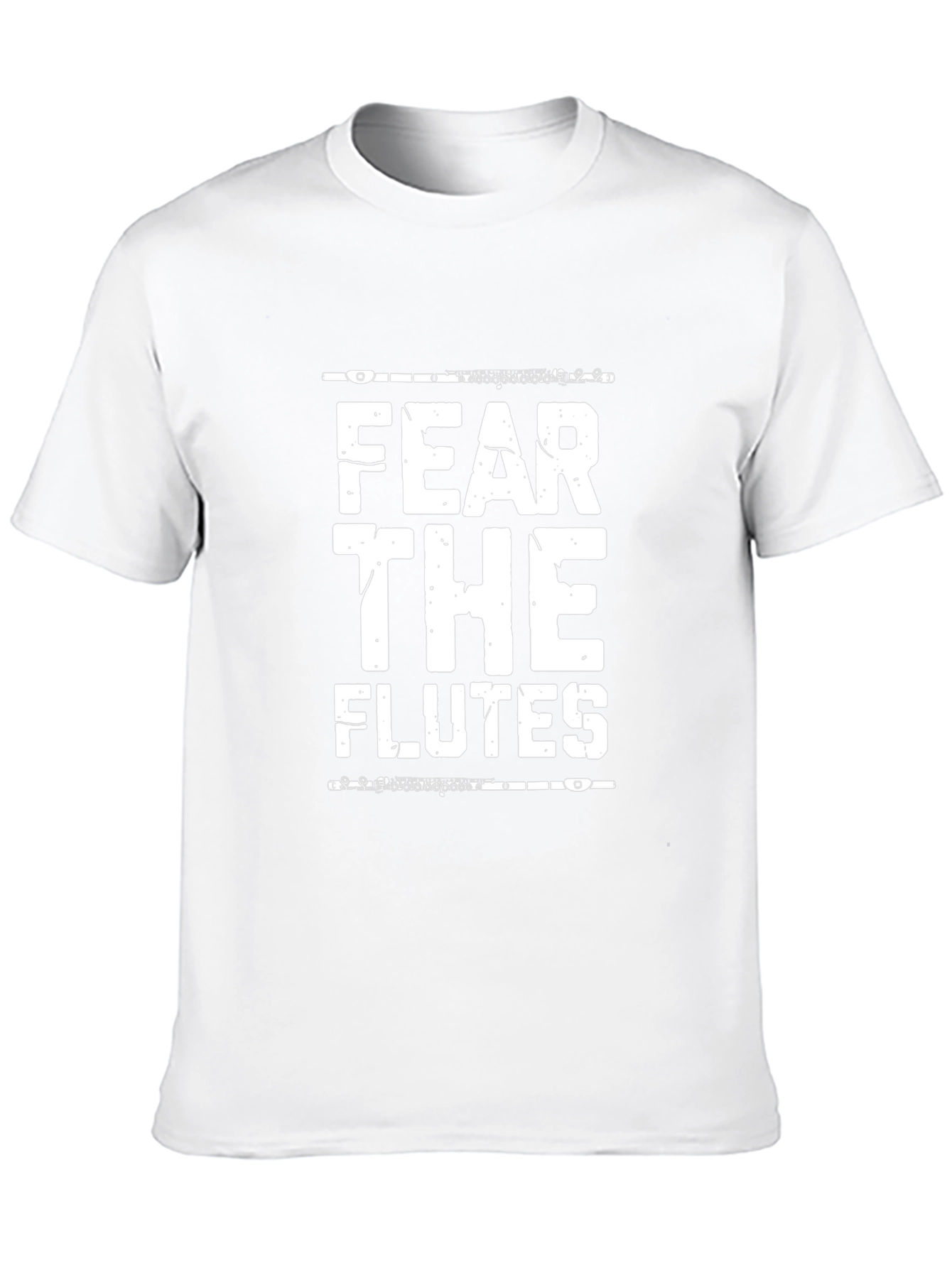 Fear The Flutes Black Graphic Tee