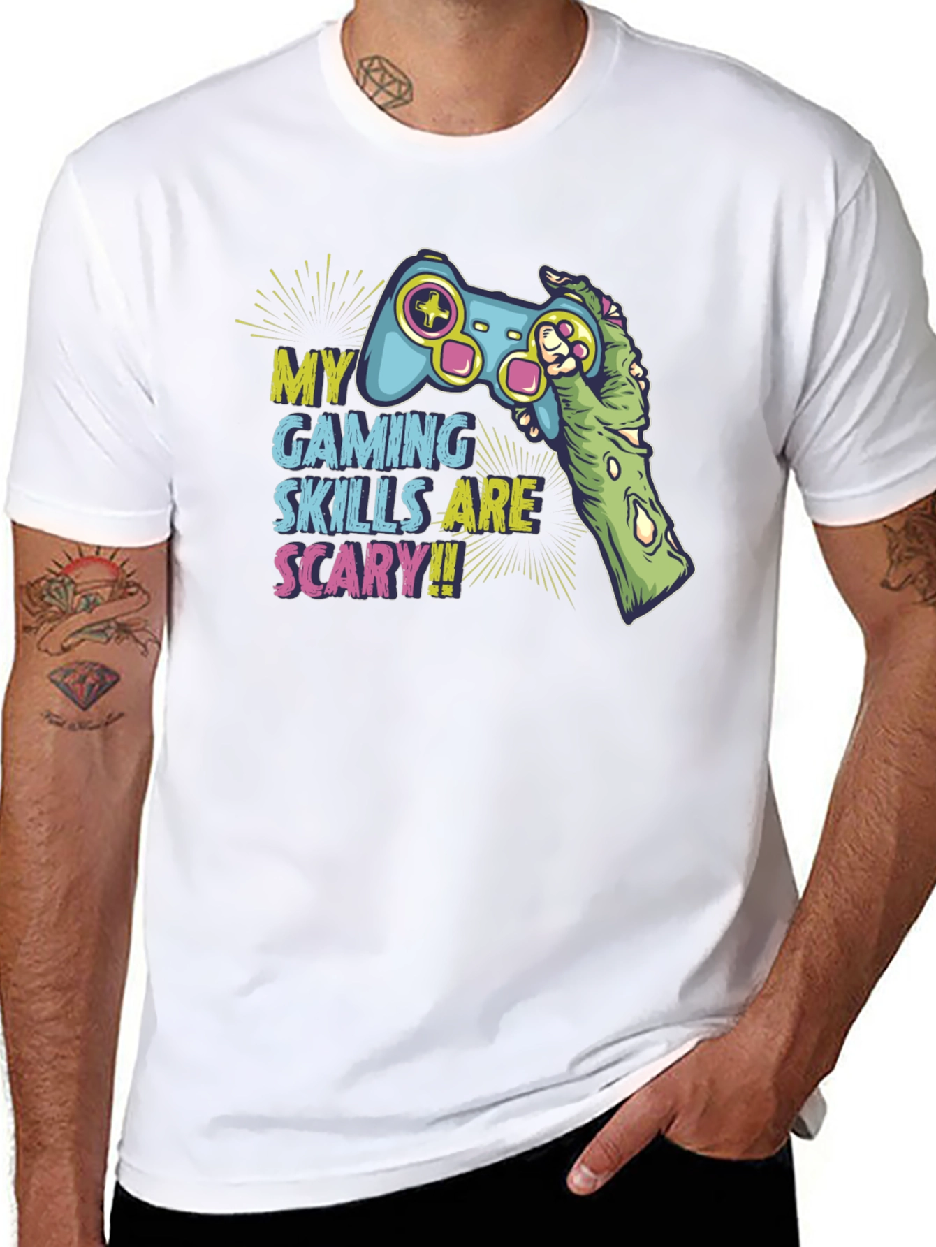 Gamer T-Shirt: My Gaming Skills are Scary!