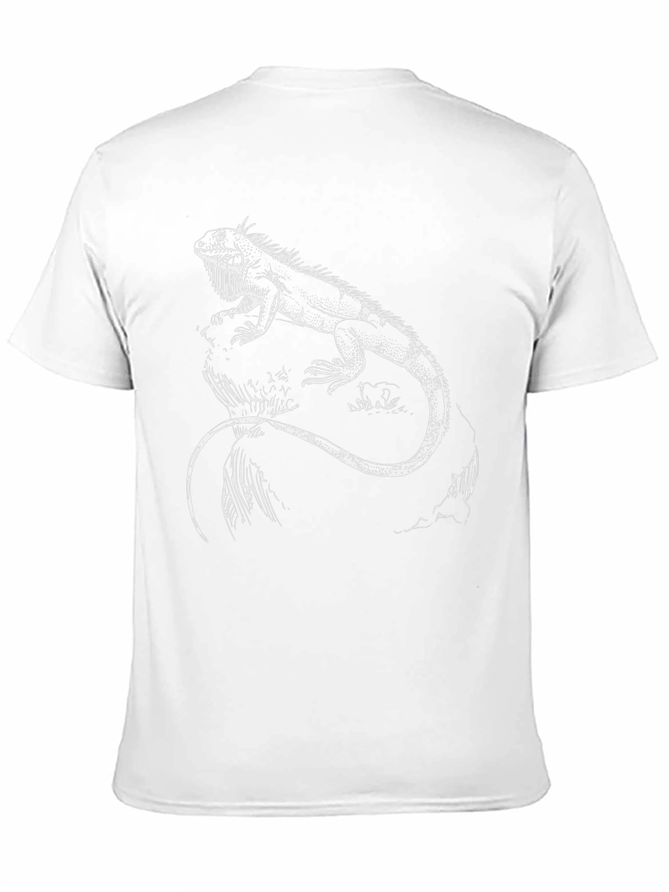 Iguana Graphic Tee - Reptile Lovers Black T-Shirt