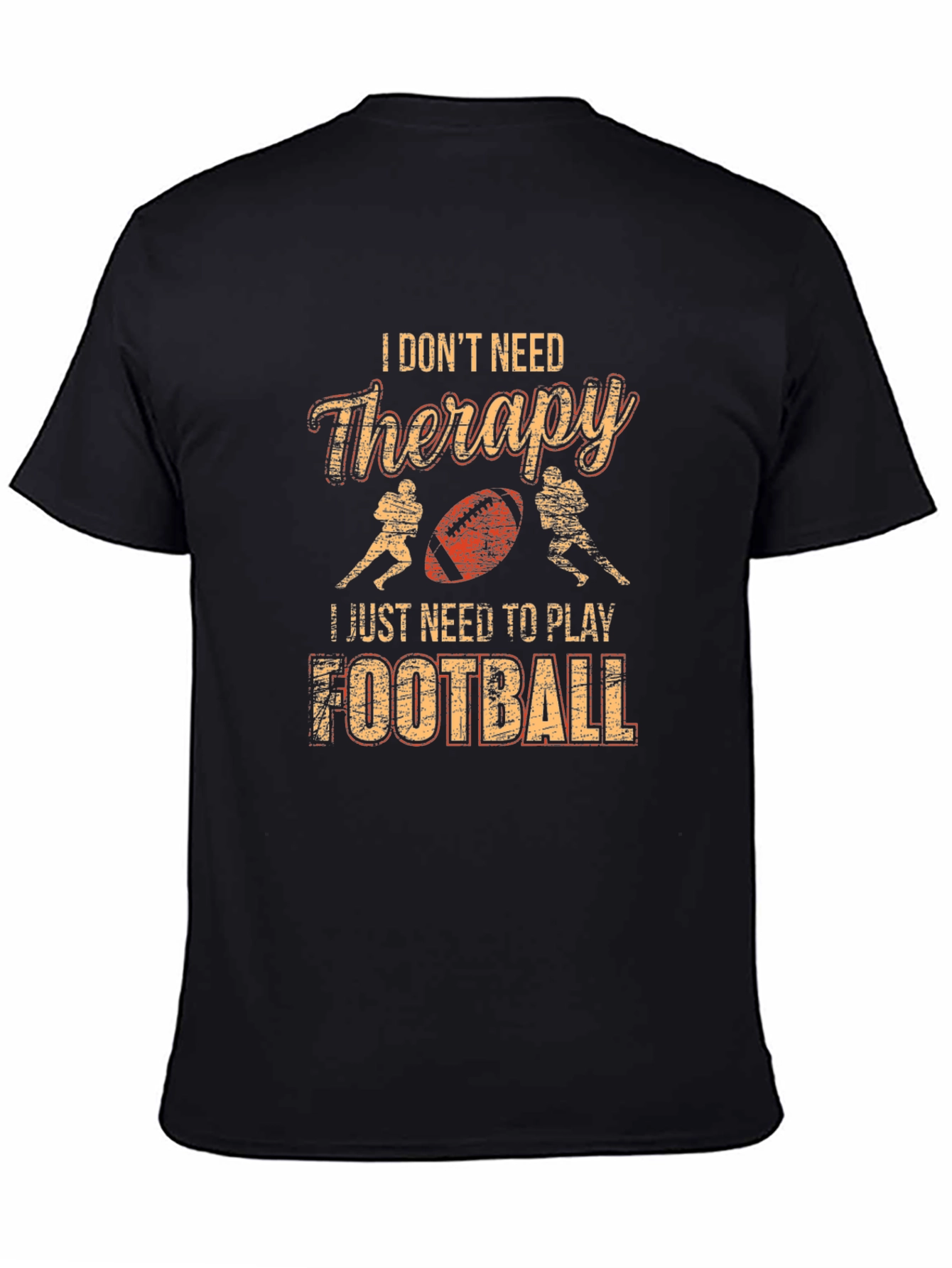 Football Therapy Graphic T-Shirt