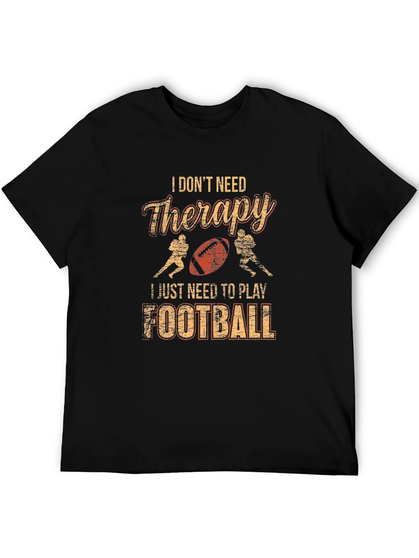Football Therapy Graphic T-Shirt
