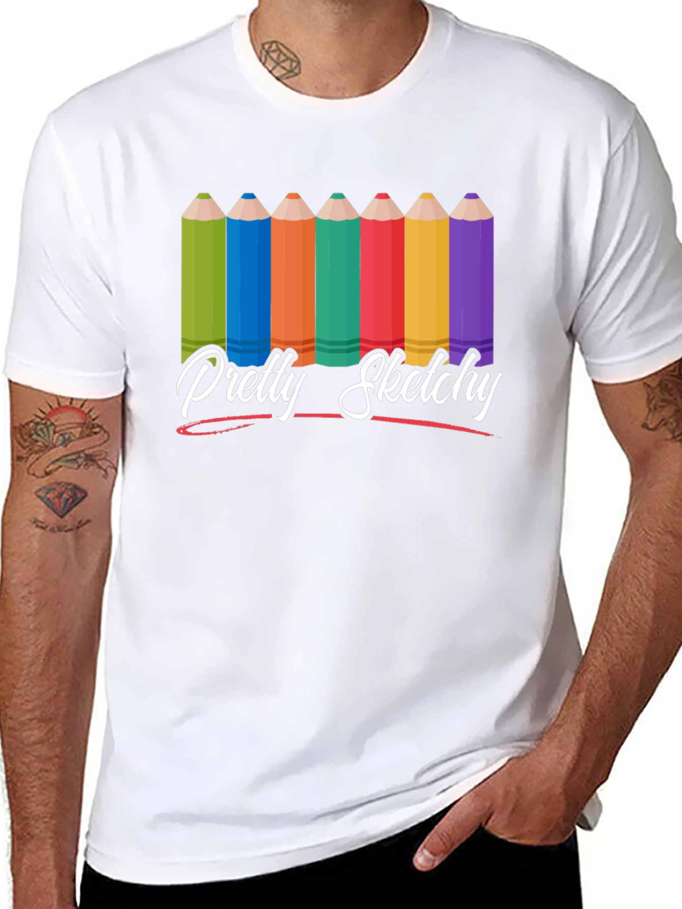 Pretty Sketchy Graphic Tee