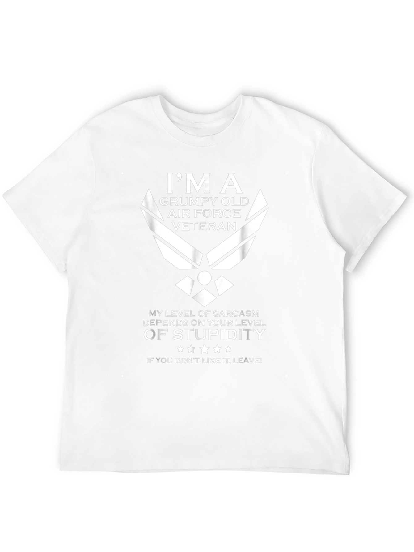 Grumpy Old Air Force Veteran Sarcastic T-Shirt