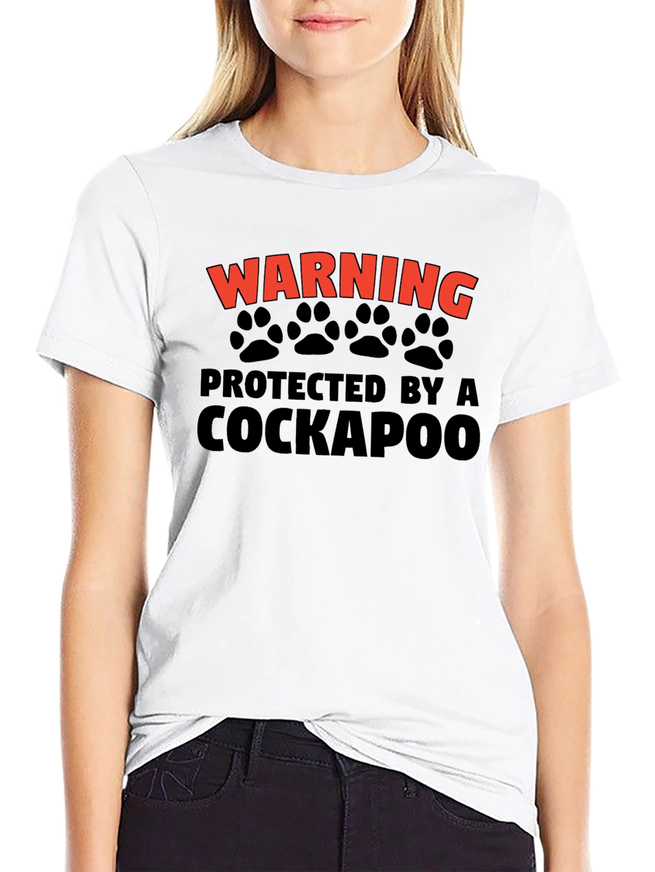 Warning Protected By A Cockapoo T-Shirt