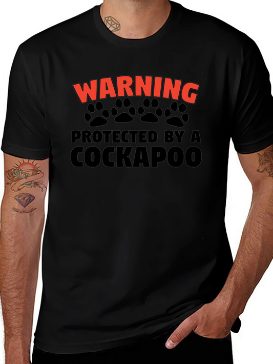 Warning Protected By A Cockapoo T-Shirt