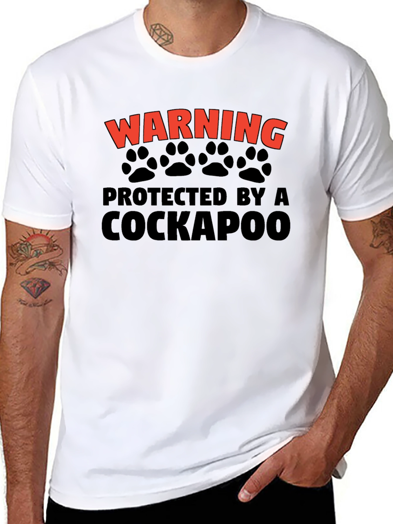 Warning Protected By A Cockapoo T-Shirt
