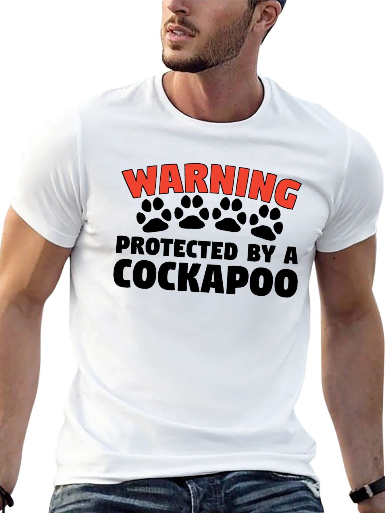 Warning Protected By A Cockapoo T-Shirt