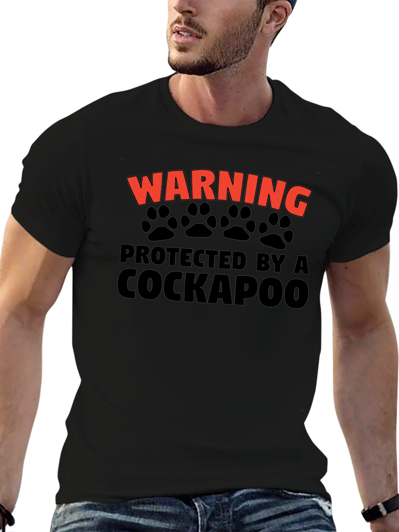Warning Protected By A Cockapoo T-Shirt