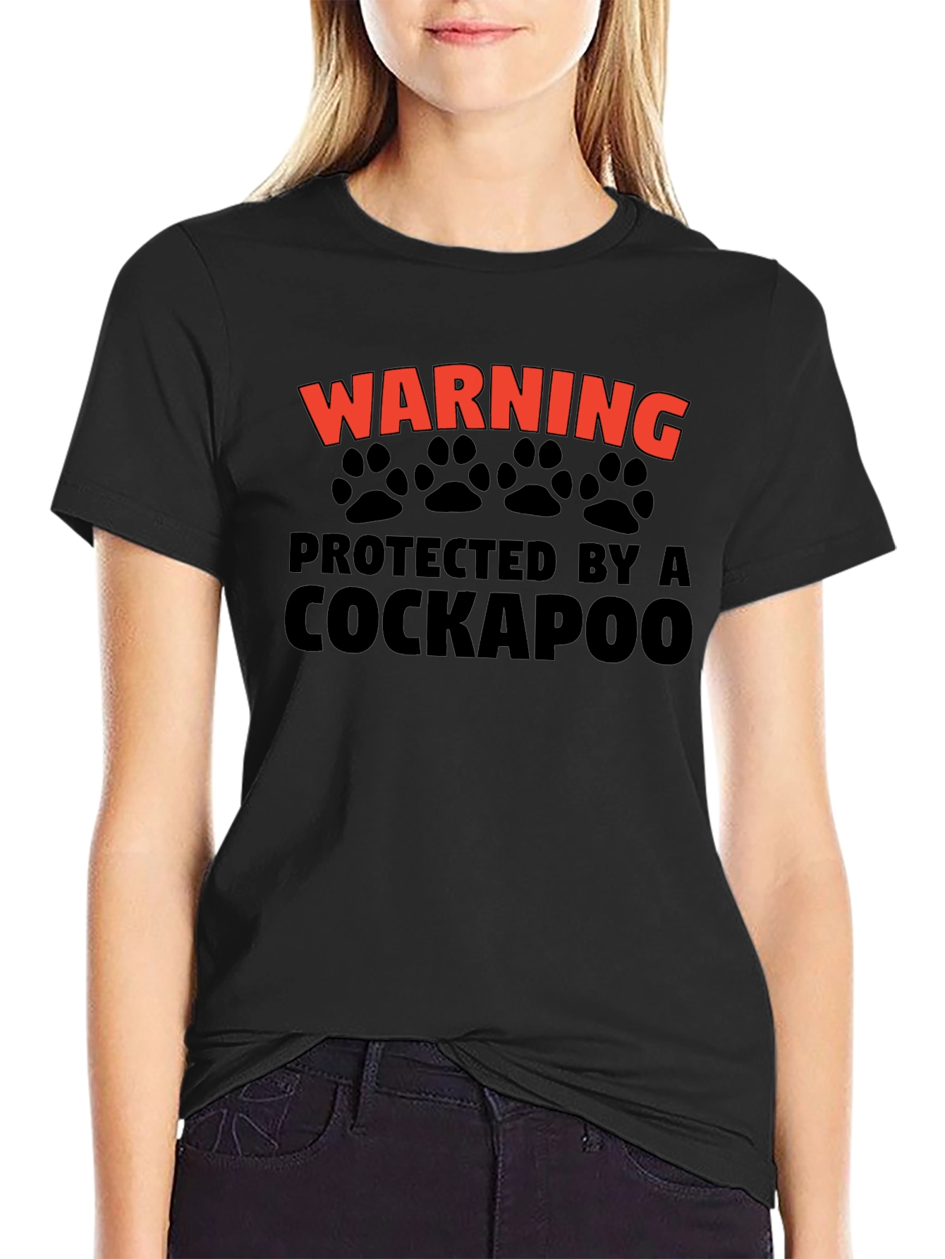 Warning Protected By A Cockapoo T-Shirt