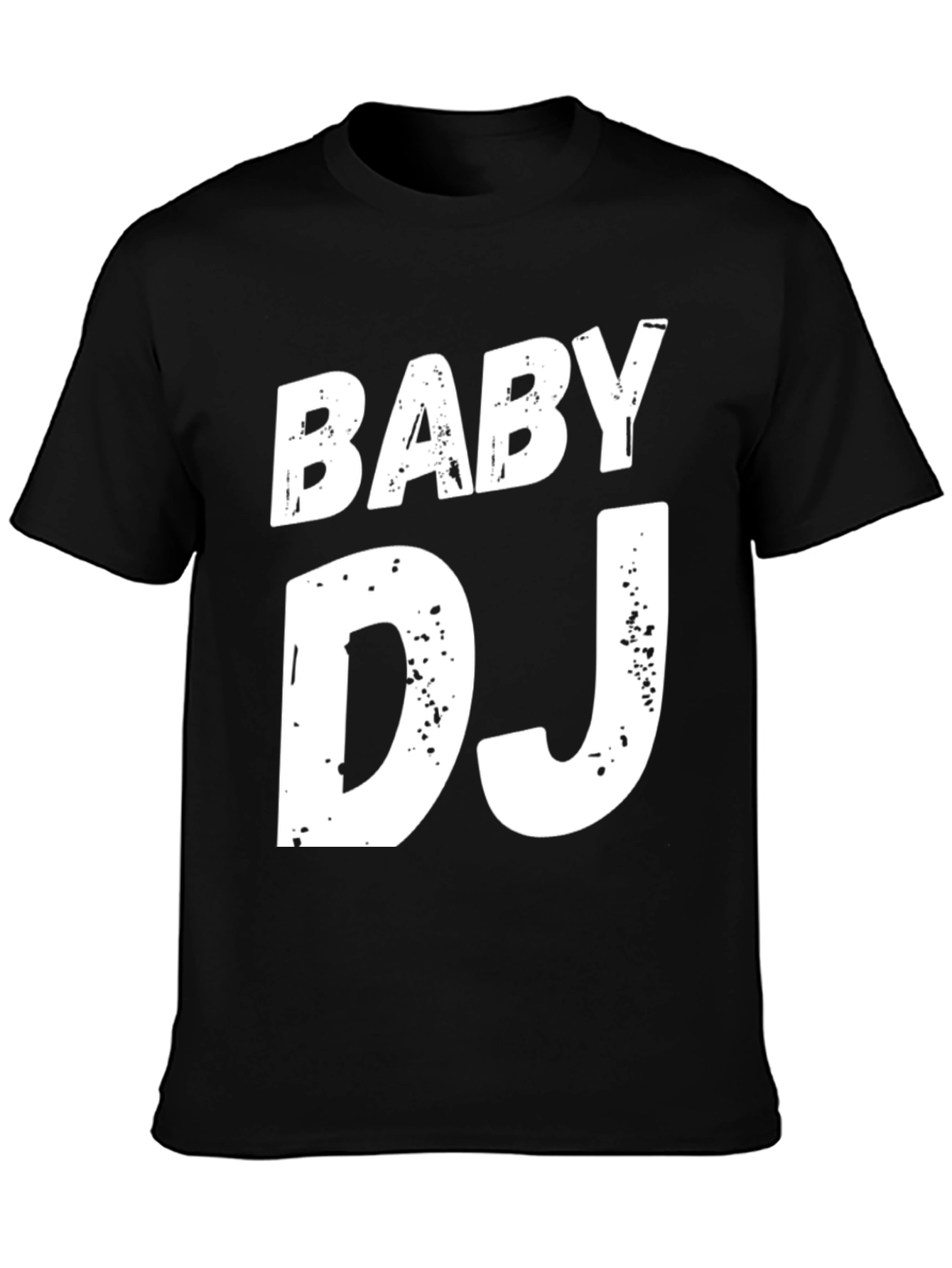 Baby DJ Graphic Tee - Black Cotton T-Shirt
