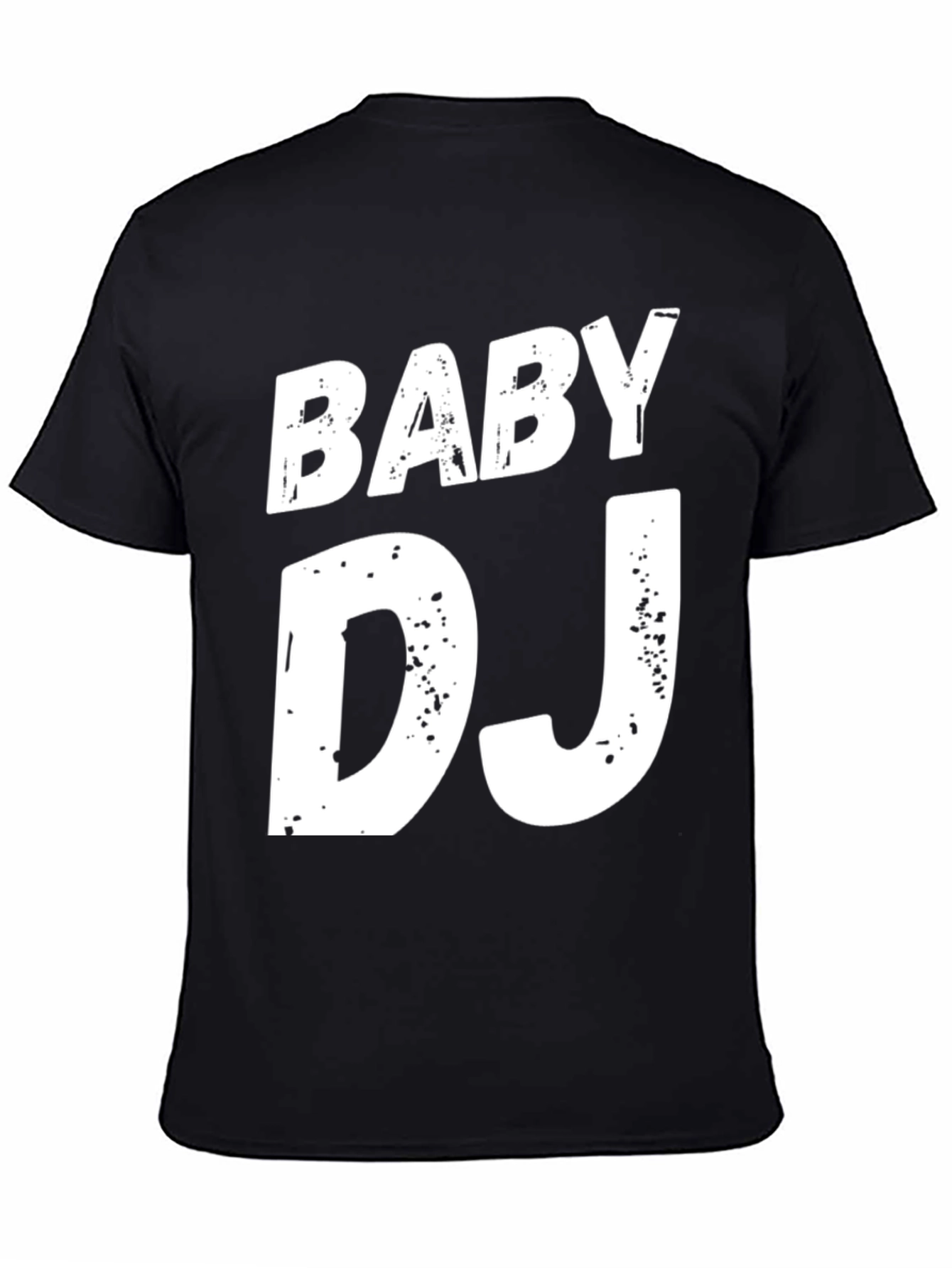 Baby DJ Graphic Tee - Black Cotton T-Shirt