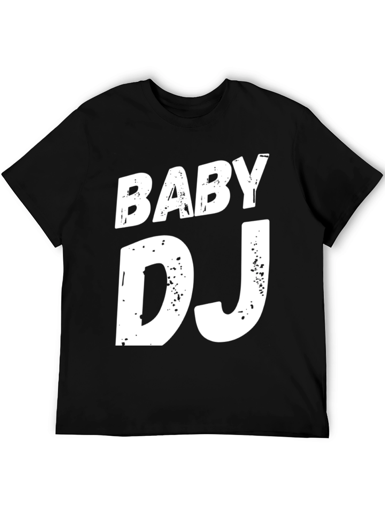 Baby DJ Graphic Tee - Black Cotton T-Shirt
