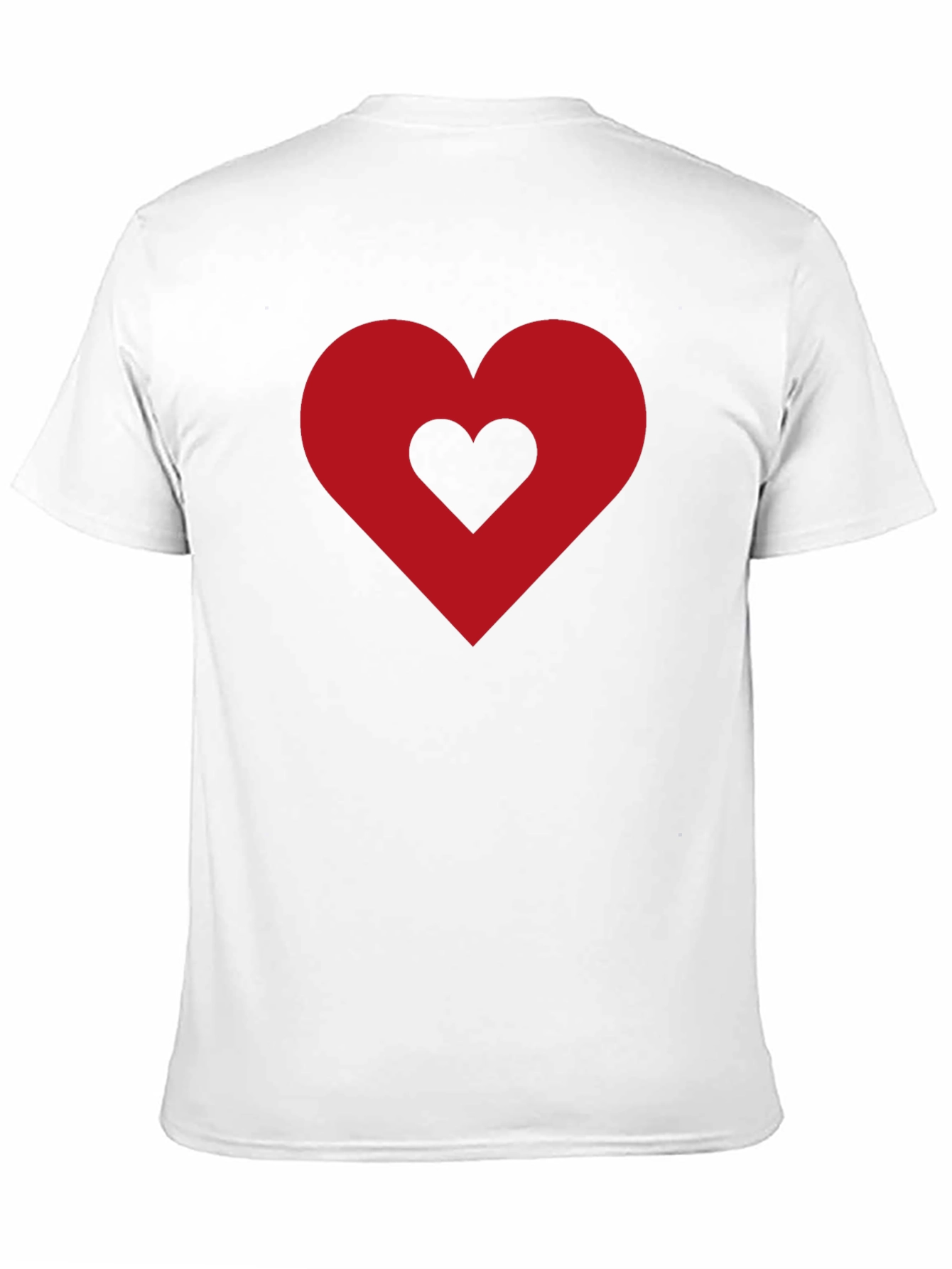 Heart Within Heart Black T-Shirt