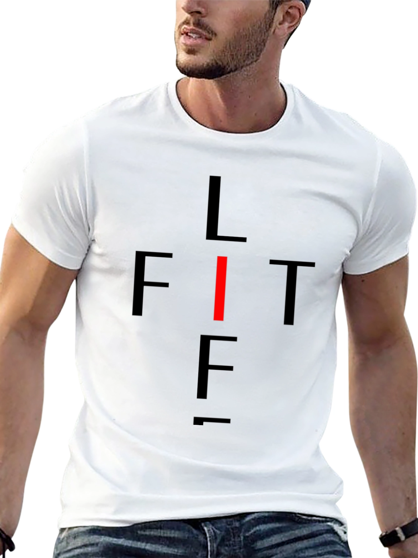 Lift Fitness Black Graphic Tee