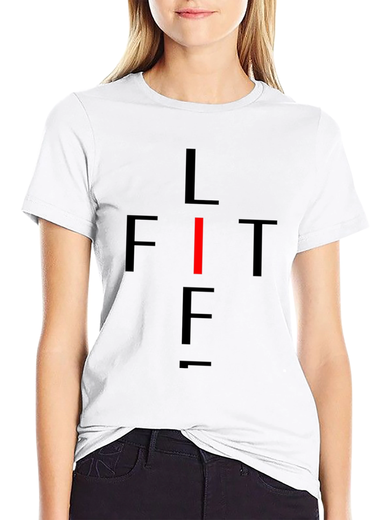 Lift Fitness Black Graphic Tee