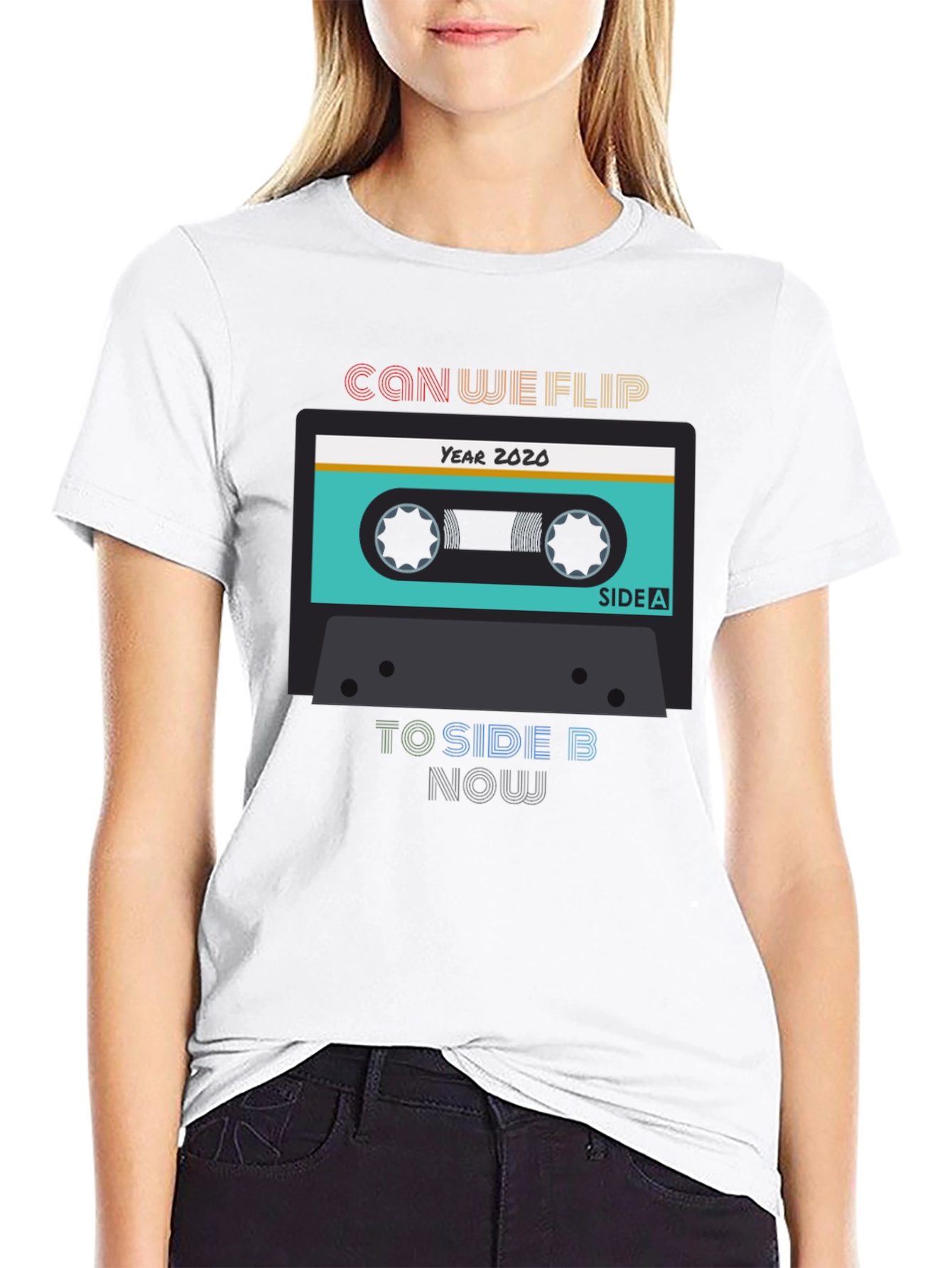 Can We Flip to Side B Now Black T-Shirt