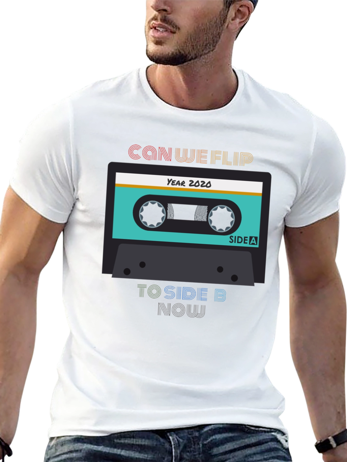 Can We Flip to Side B Now Black T-Shirt