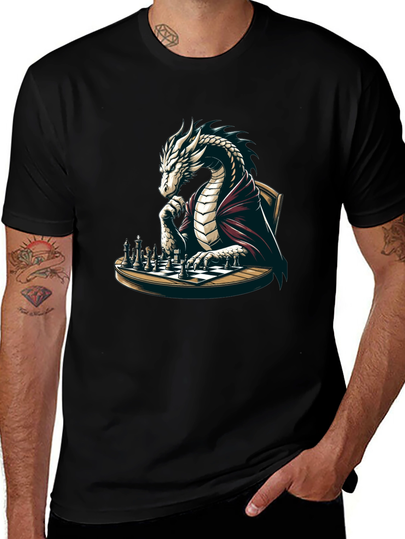 Dragon Chess Master Graphic Tee